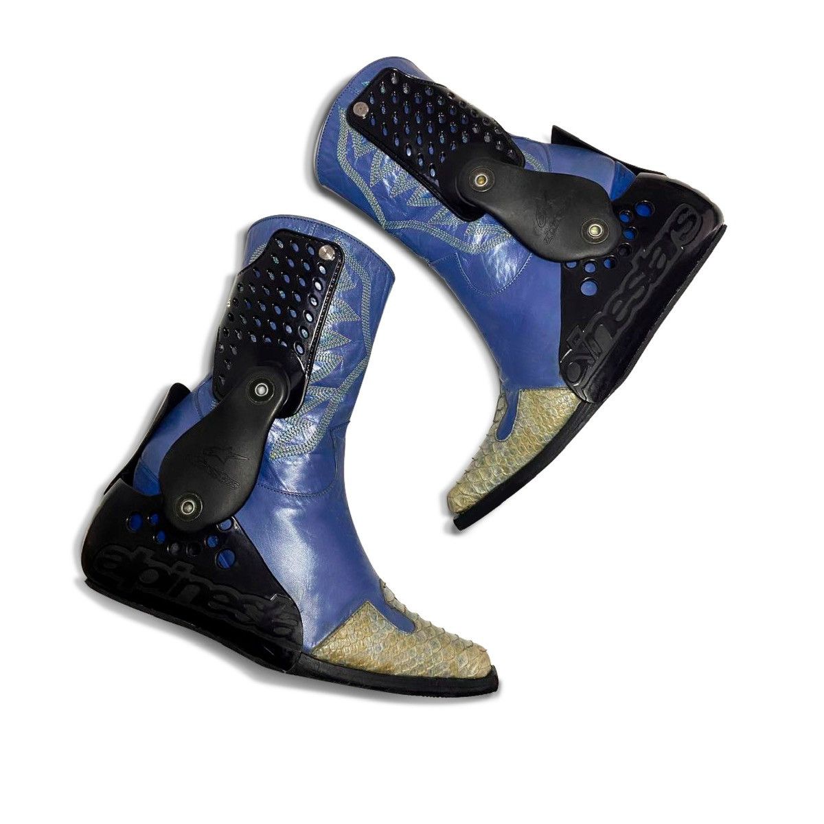 Alpinestars × Japanese Brand × Vintage 1of1 Cowboy Boots Size US 6.5 / IT 36.5 - 1 Thumbnail