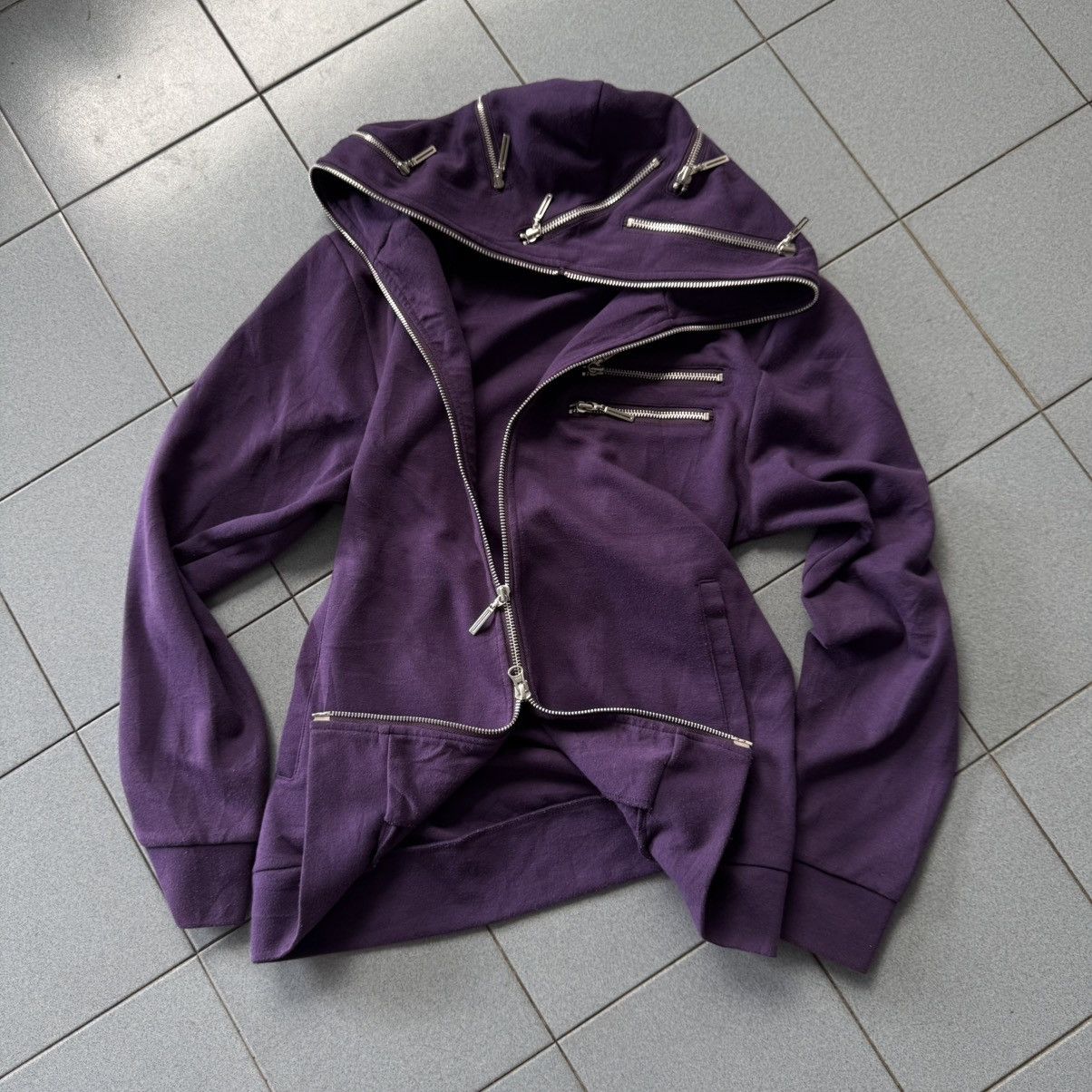 If Six Was Nine 2000s japanese brand - vkei style full zip hoodie Size US M / EU 48-50 / 2 - 2 Thumbnail