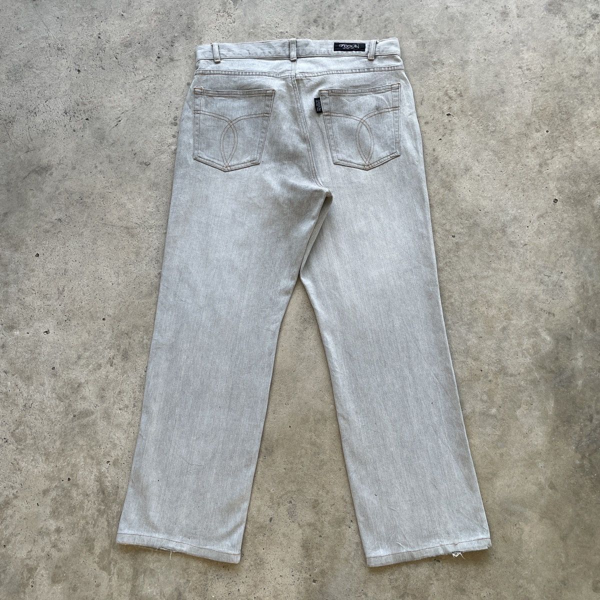 Vintage Vintage Sasson Newyork💥 Paris Faded Jeans Pants Denim W33 Size US 33 - 12 Thumbnail