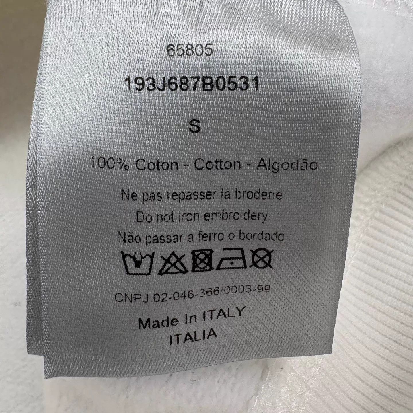 Dior Dior x Kenny Scharf S Sweatshirt (New Unused, Italy, 100% Cotton) Size US S / EU 44-46 / 1 - 6 Thumbnail