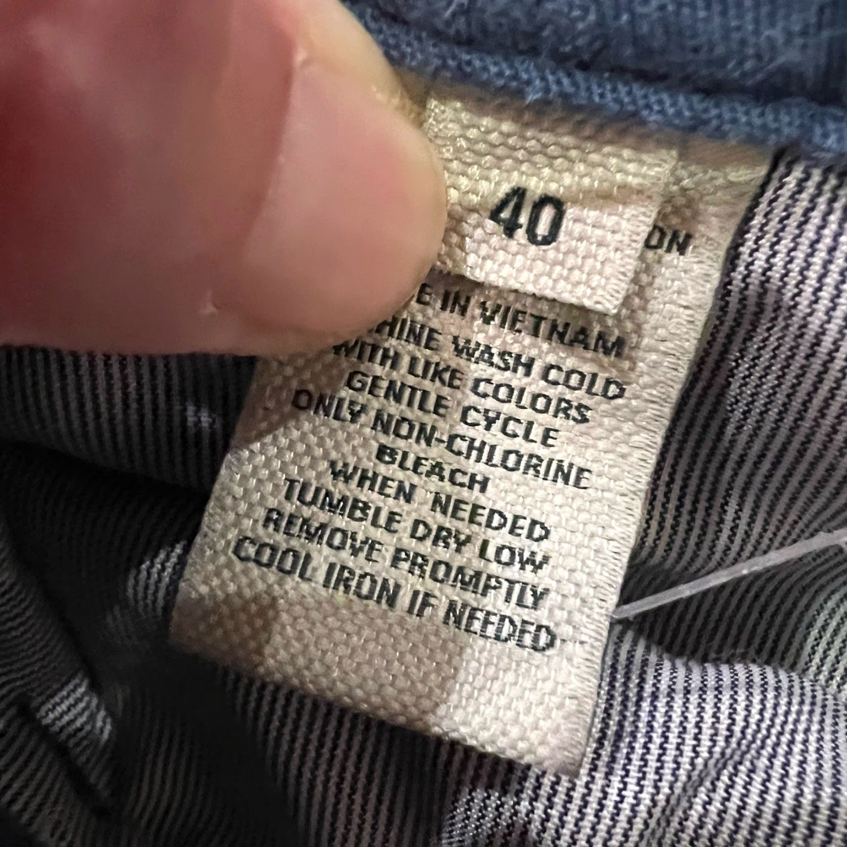 Vintage VINTAGE? No — Duck Head Men Chino Shorts 40 Blue - 9" Inseam, Flat Front, Slash Pockets, Casual Everyday, Preppy Style Men Size US 40 / EU 56 - 7 Thumbnail