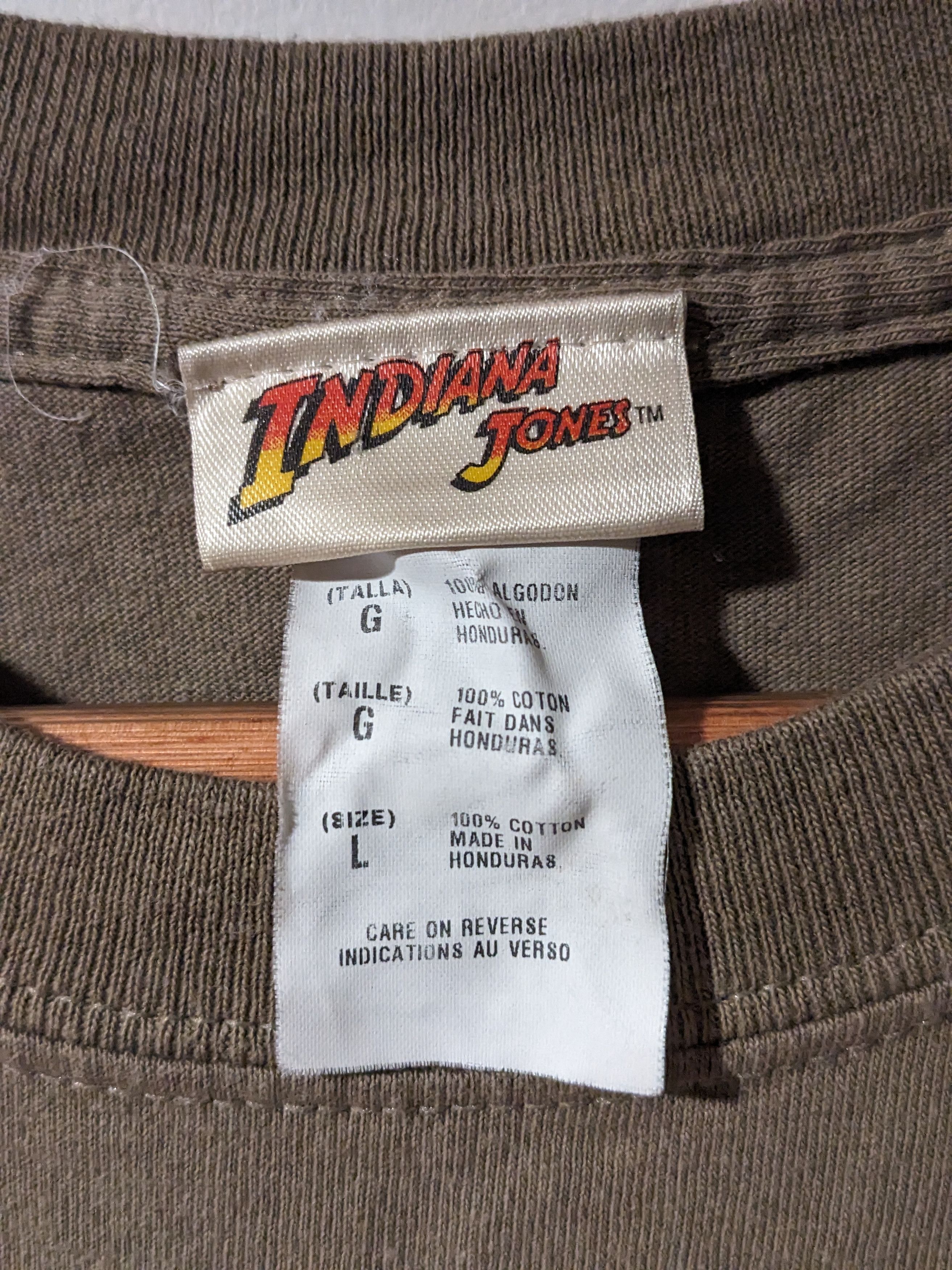 Vintage Vintage Y2K Indiana Jones and the Last Crusader T-Shirt Size US L / EU 52-54 / 3 - 3 Thumbnail