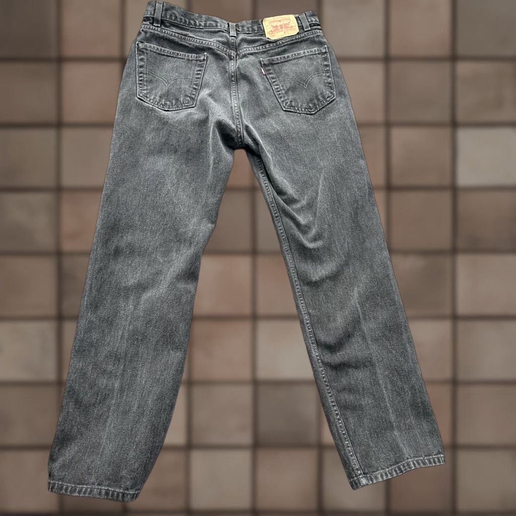 Levi's Levi's 505 Jeans Men 34 Regular Black Denim Straight Leg Vintage No Size US 34 / EU 50 - 1 Thumbnail