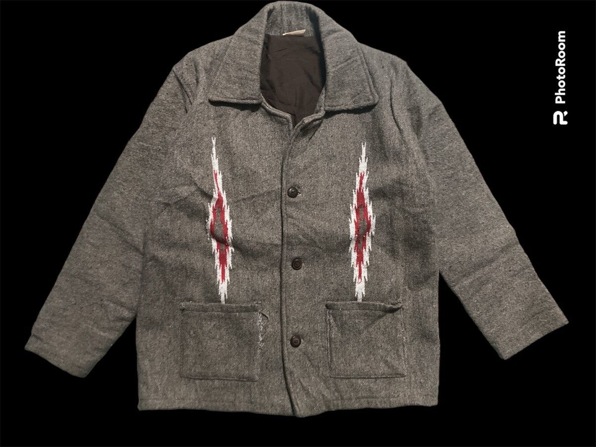 image of Vintage Jacket Wool Chimayo 40S-60S in Coco Brown, Men's (Size 44R)