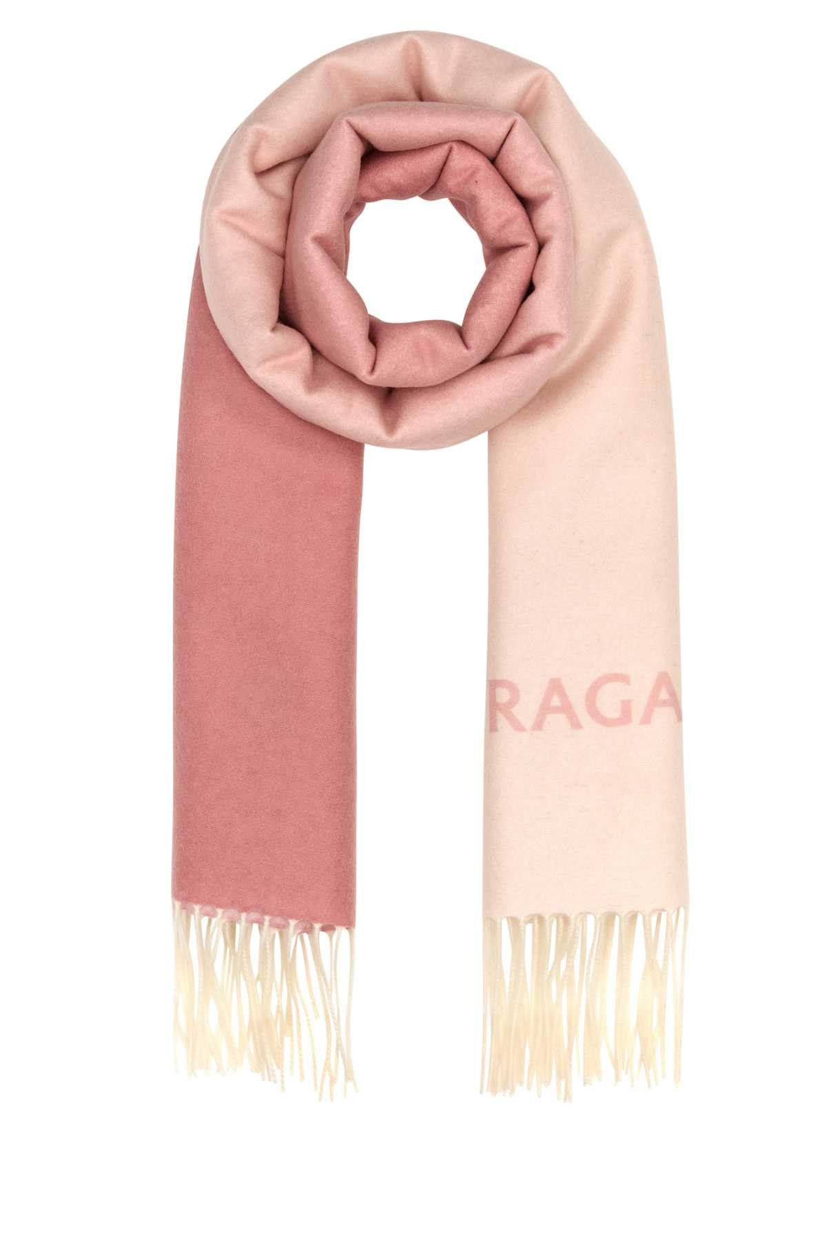 Salvatore Ferragamo Pink Cashmere Scarf Size ONE SIZE - 1 Thumbnail
