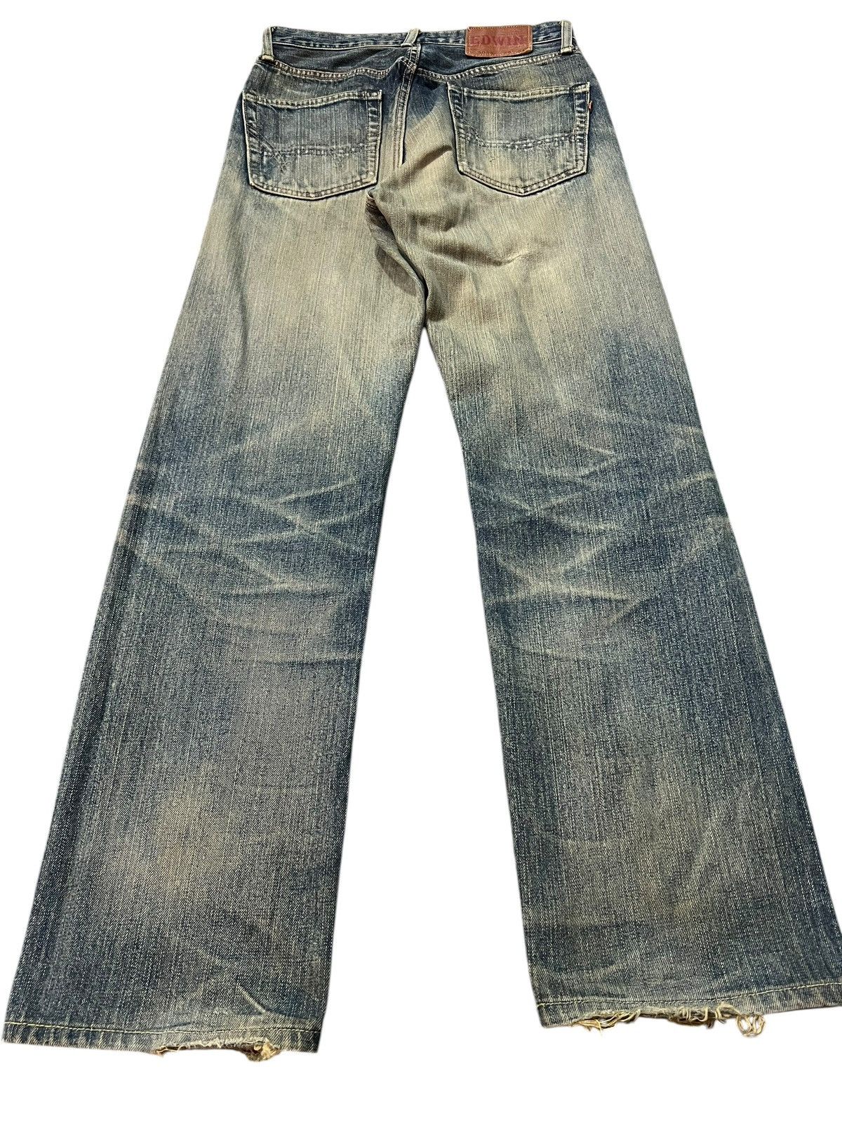 Edwin Vintage Edwin 505x Selvedge Distressed Rusty If six was nine Size US 28 / EU 44 - 2 Thumbnail