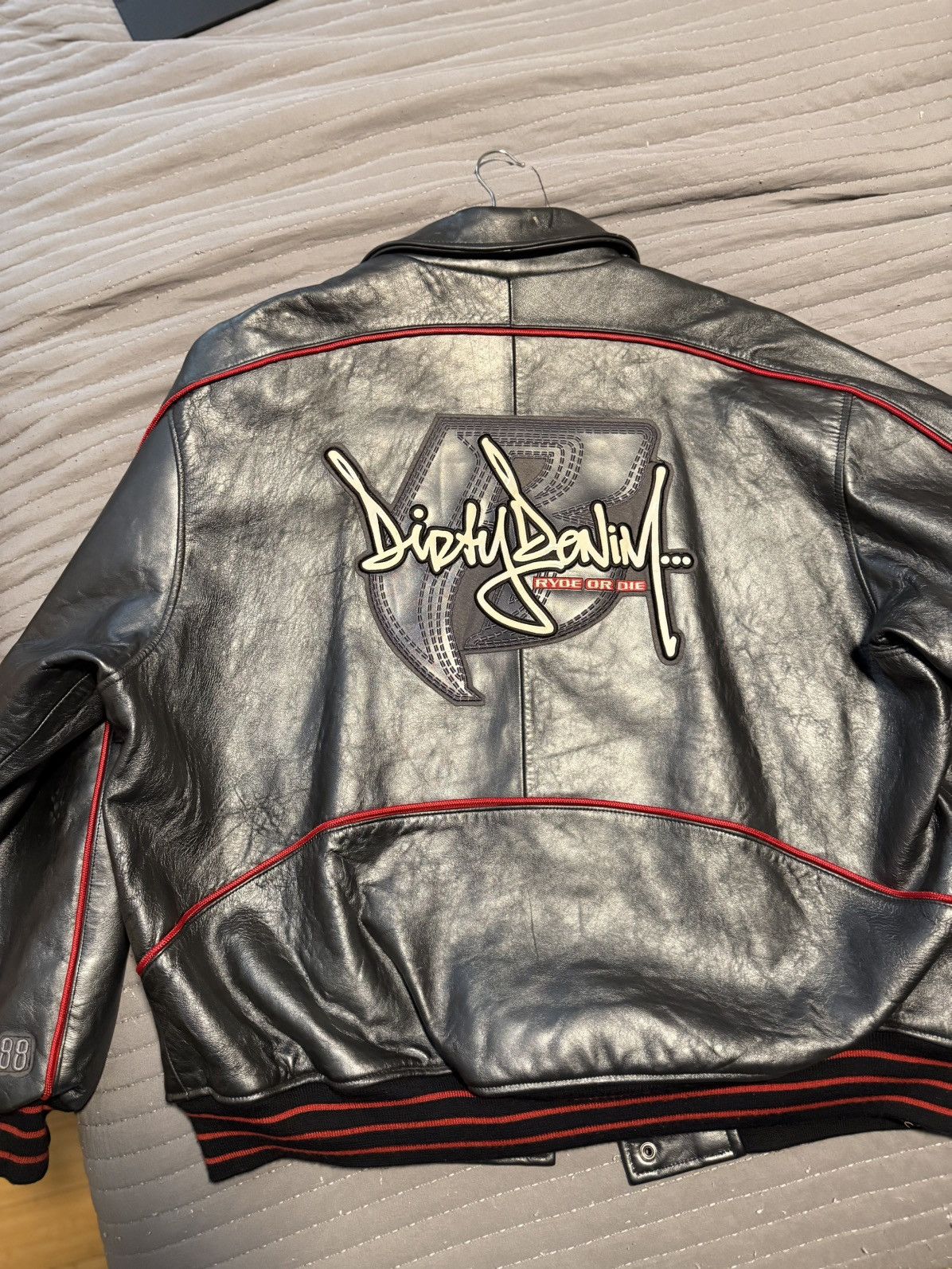Ruff Ryders Vintage Ruff Ryders Leather Jacket Ride or Die DMX Era Biker Size US XXL / EU 58 / 5 - 1 Thumbnail
