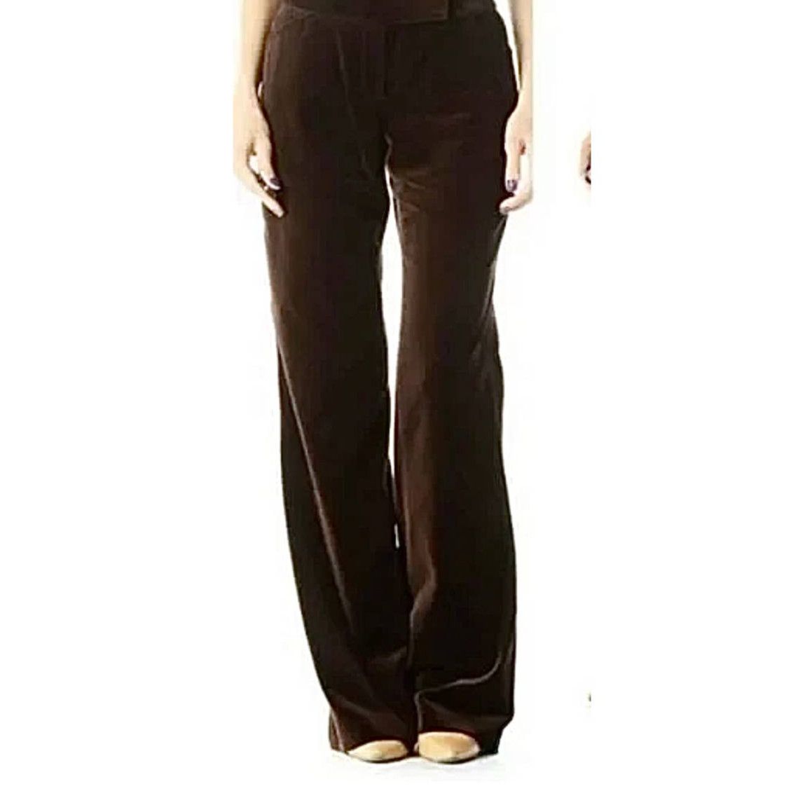 image of Theory Chocolate Brown Max C Corduroy Pants | Size 4, Women's