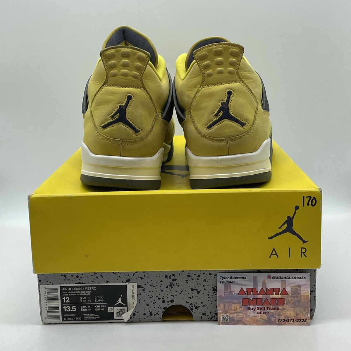 Jordan Brand Air Jordan 4 lightning Size US 12 / EU 45 - 3 Thumbnail