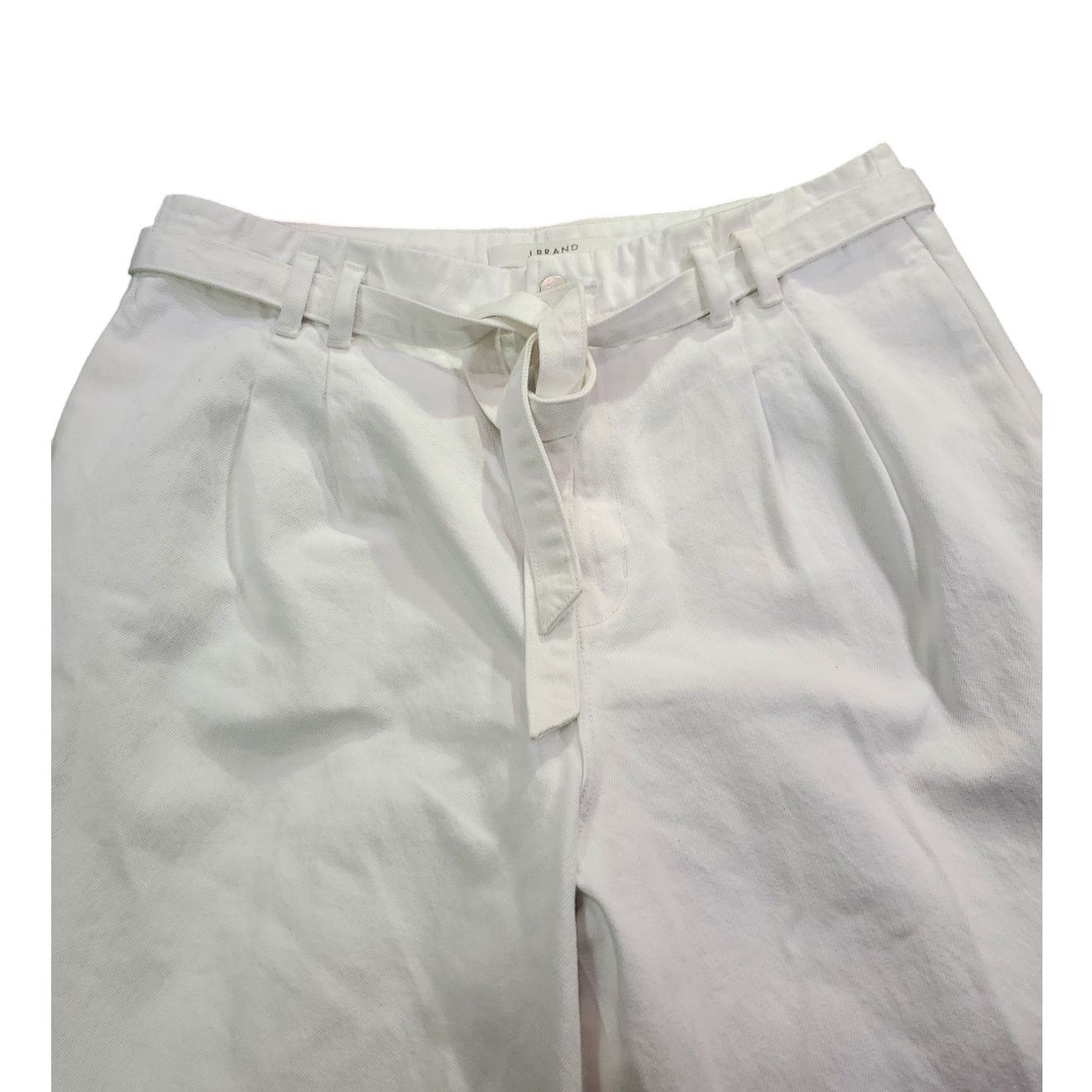 J Brand J Brand | White Louisa High Rise Tie Waist jeans | Size 32 Size 32" / US 10 / IT 46 - 5 Thumbnail