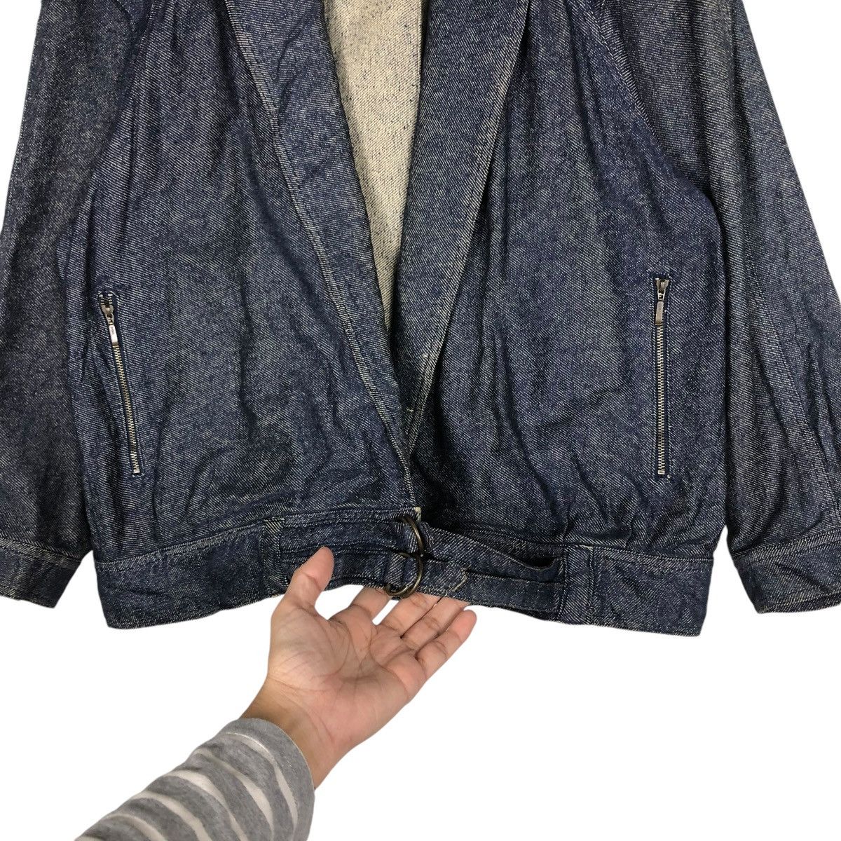 Japanese Brand 🔥VINTAGE BIKER BOMBER JACKET BONDAGE PARACHUTE ISSEY MIYAKE Size US M / EU 48-50 / 2 - 13 Thumbnail