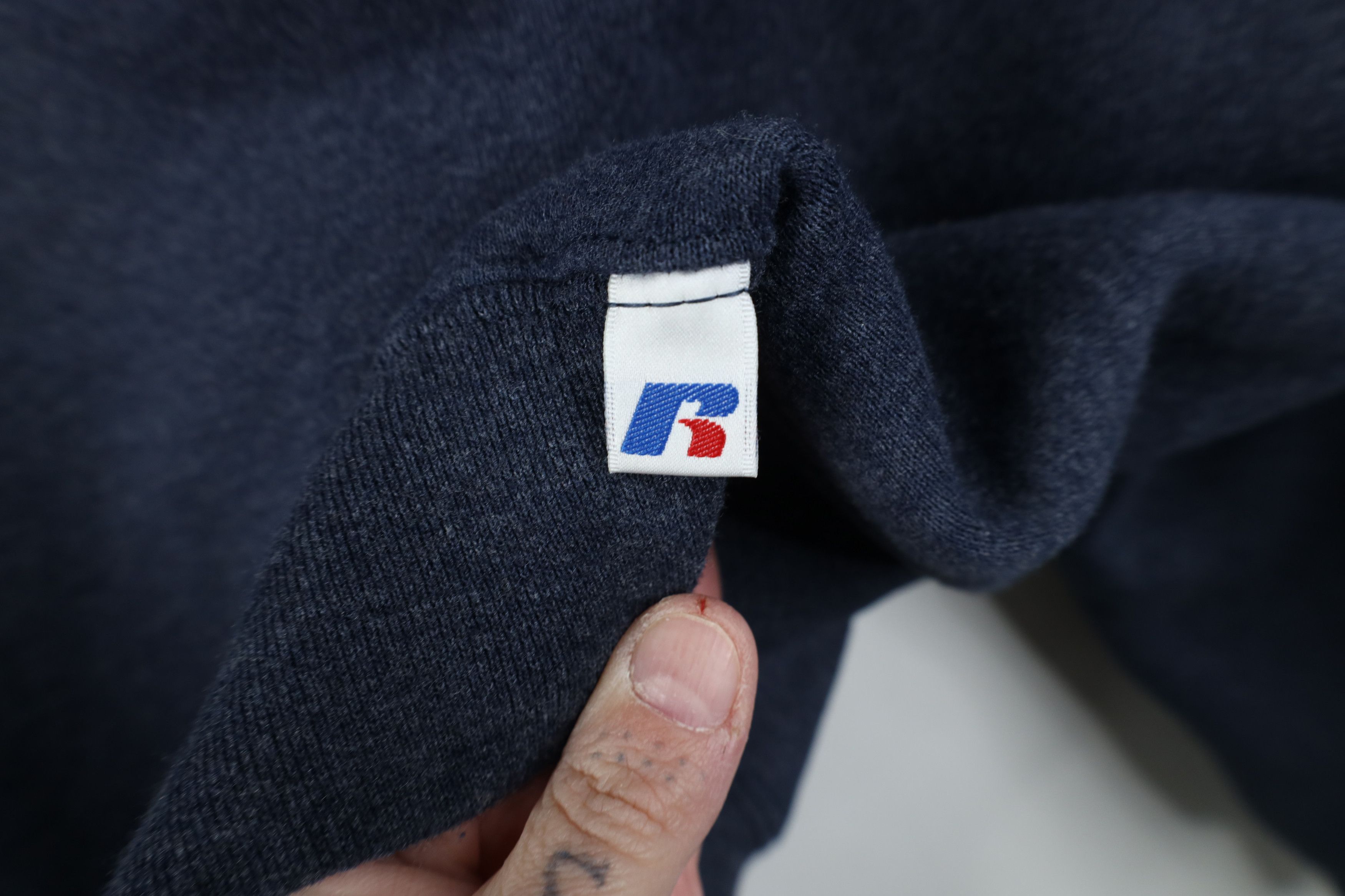 Russell Athletic Vintage 90s Russell Athletic Blank Crewneck Sweatshirt Blue Size US XL / EU 56 / 4 - 6 Thumbnail