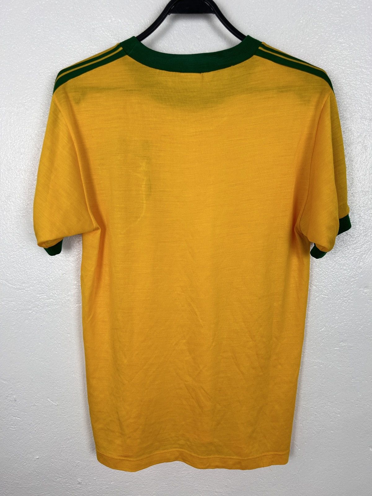 Vintage 80s Vintage Campea 1982 Brazil Home Kit Replica Jersey Size US L / EU 52-54 / 3 - 4 Thumbnail