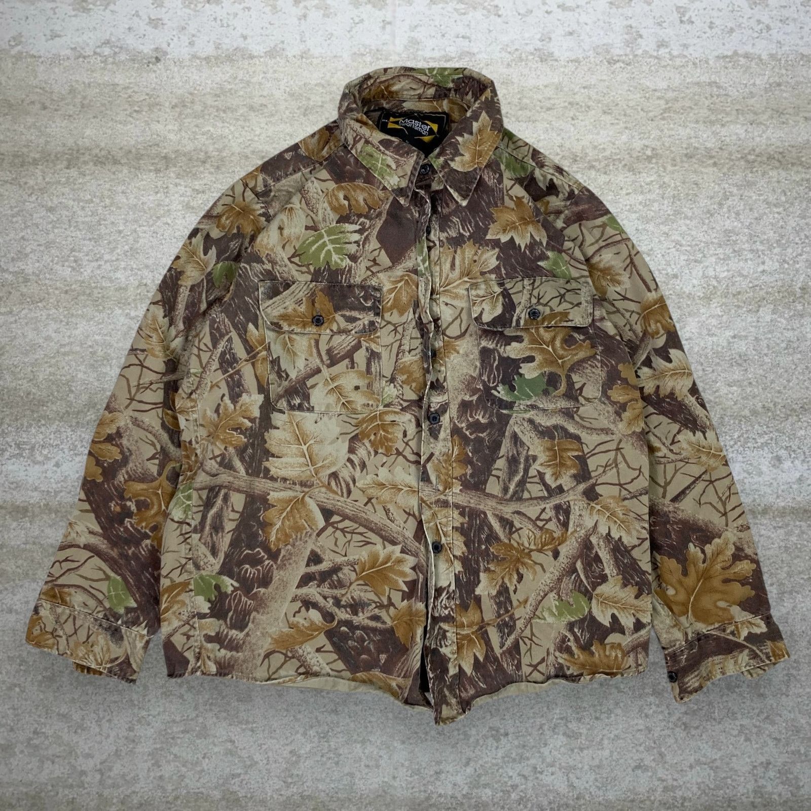 Vintage Vintage 90s Master Sportsman Button Up Shirt Mens S Camo Size US S / EU 44-46 / 1 - 1 Thumbnail