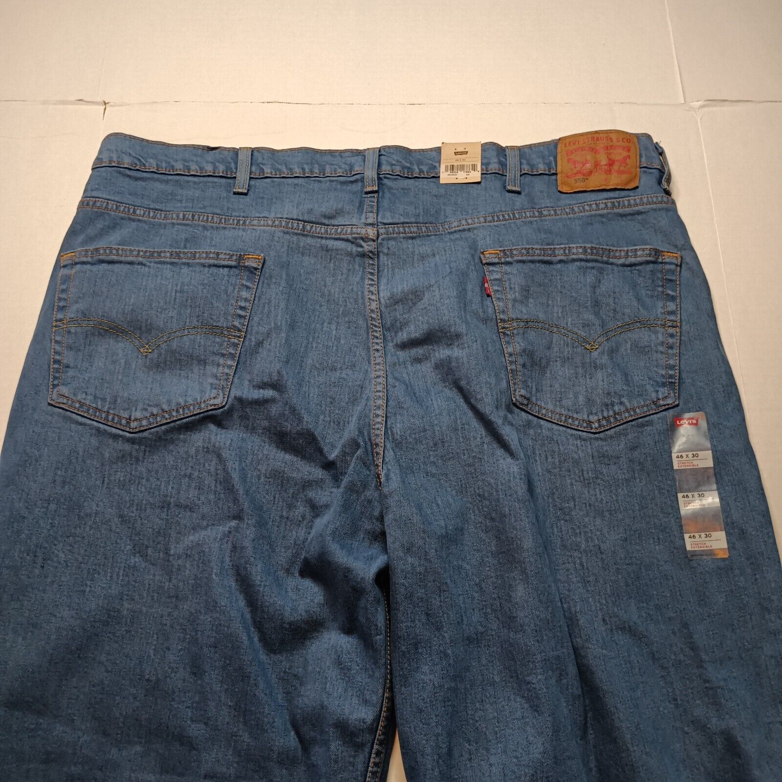 Levi's Levi's 550 Jeans Men's 46x30 Relaxed Fit Stretch Extensible Size US 44 / EU 60 - 8 Thumbnail