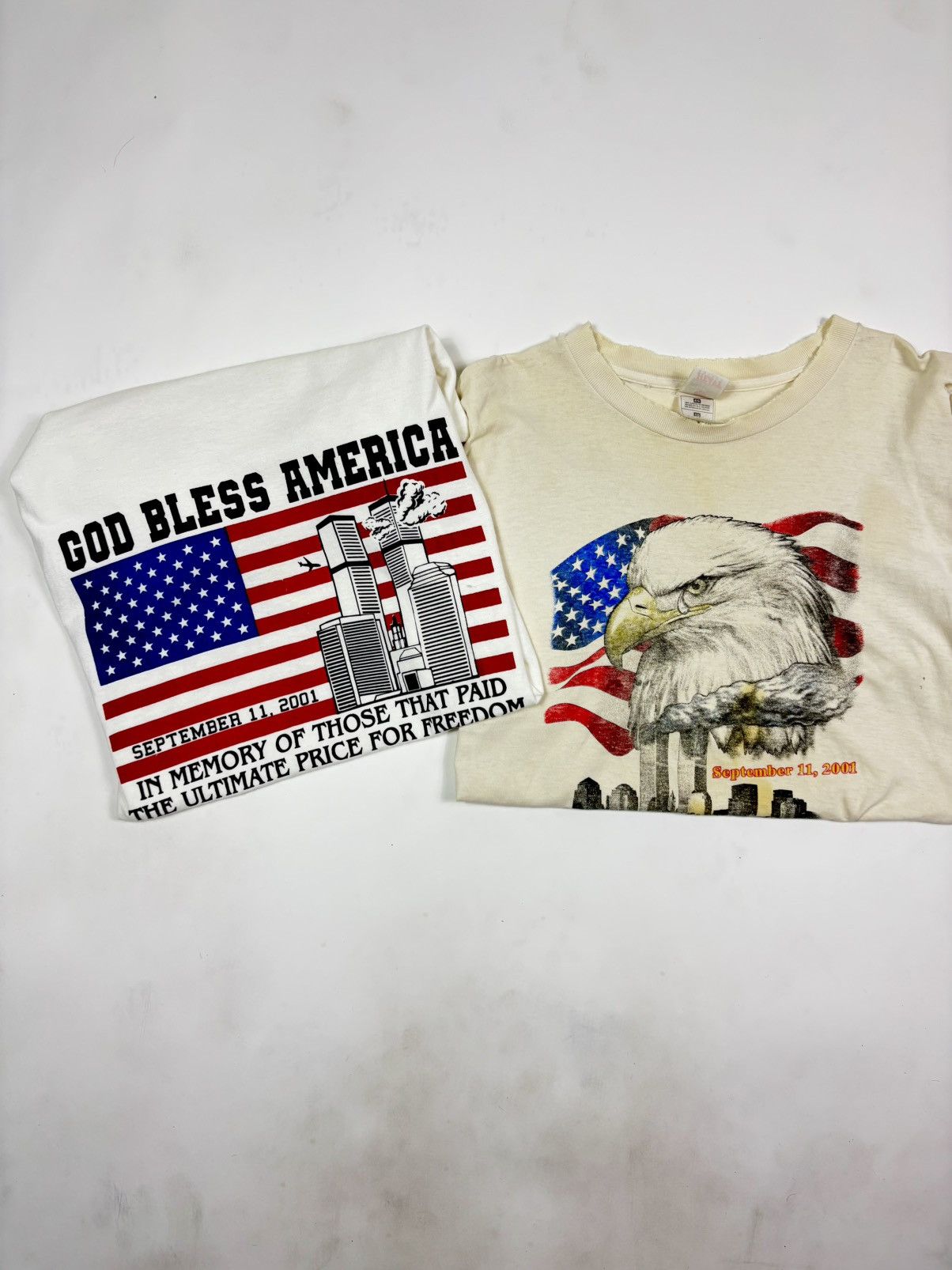 Unsound Rags × Vintage 2001 Twin Towers 9/11 Memorial Tees Bundle Controversial Size US XL / EU 56 / 4 - 1 Thumbnail
