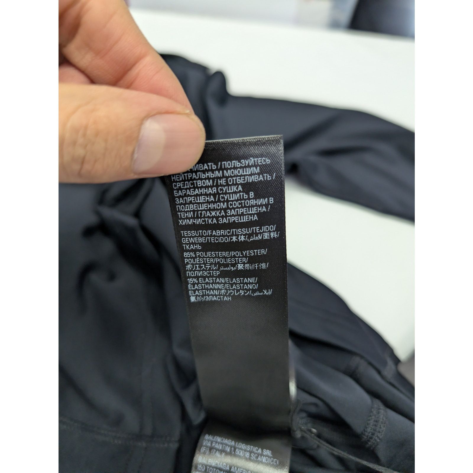 Balenciaga × Under Armour o1rshd1 Light Spandex UA Zip up Jacket in Black/White Size US XL / EU 56 / 4 - 17 Thumbnail