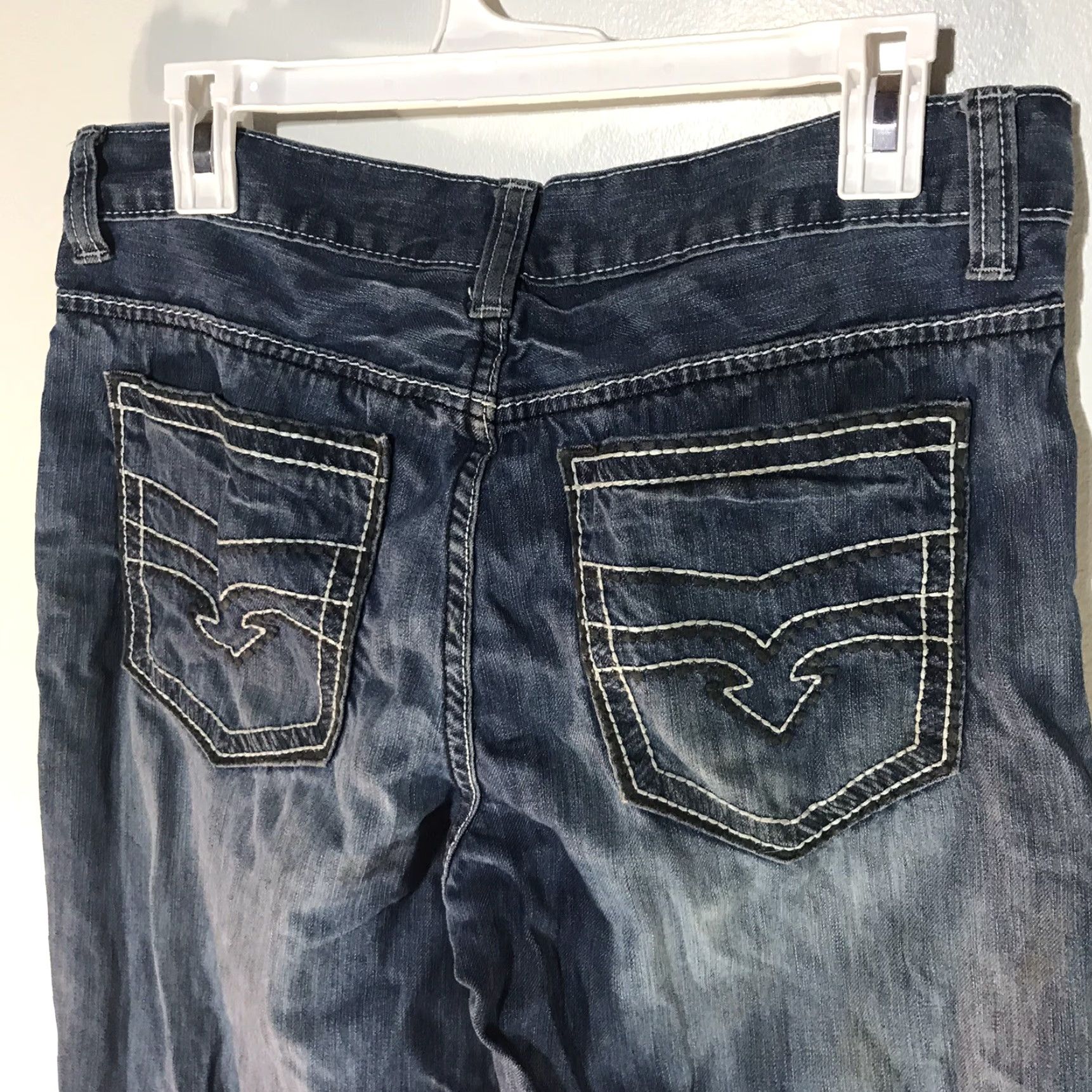 Vintage Helix Jeans Straight Fit 30X30 Blue Denim Mens 90s City Size US 30 / EU 46 - 5 Thumbnail