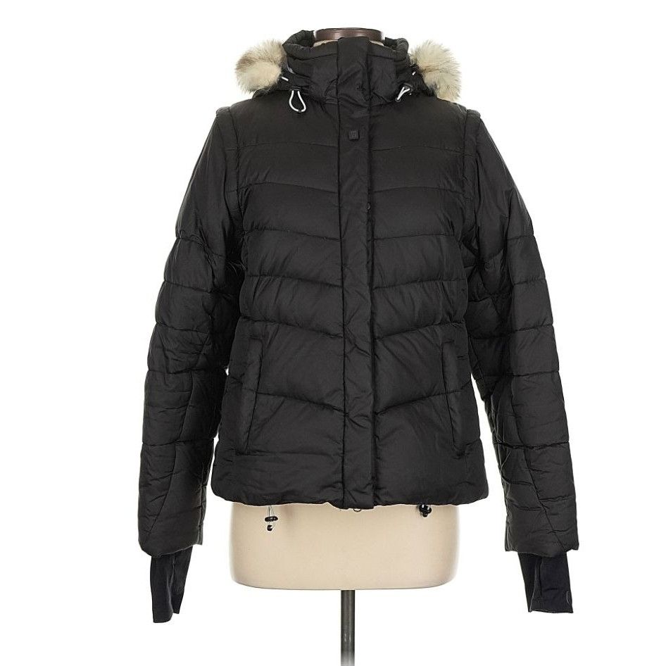Other Lole Black Down Puffer Ski Jacket Convertible Vest Women's 8 Size M / US 6-8 / IT 42-44 - 2 Thumbnail