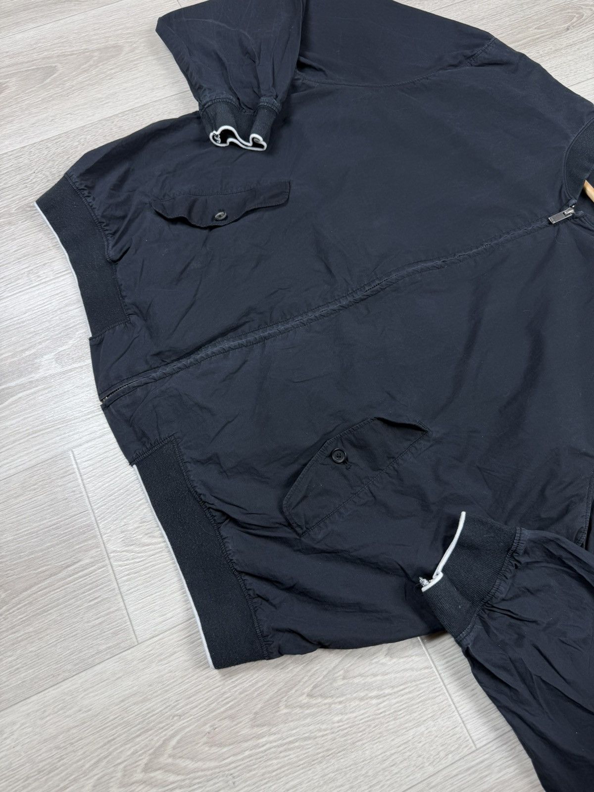 Polo Ralph Lauren Vintage Polo Golf Ralph Lauren Black Distressed Jacket Size US XXL / EU 58 / 5 - 5 Thumbnail