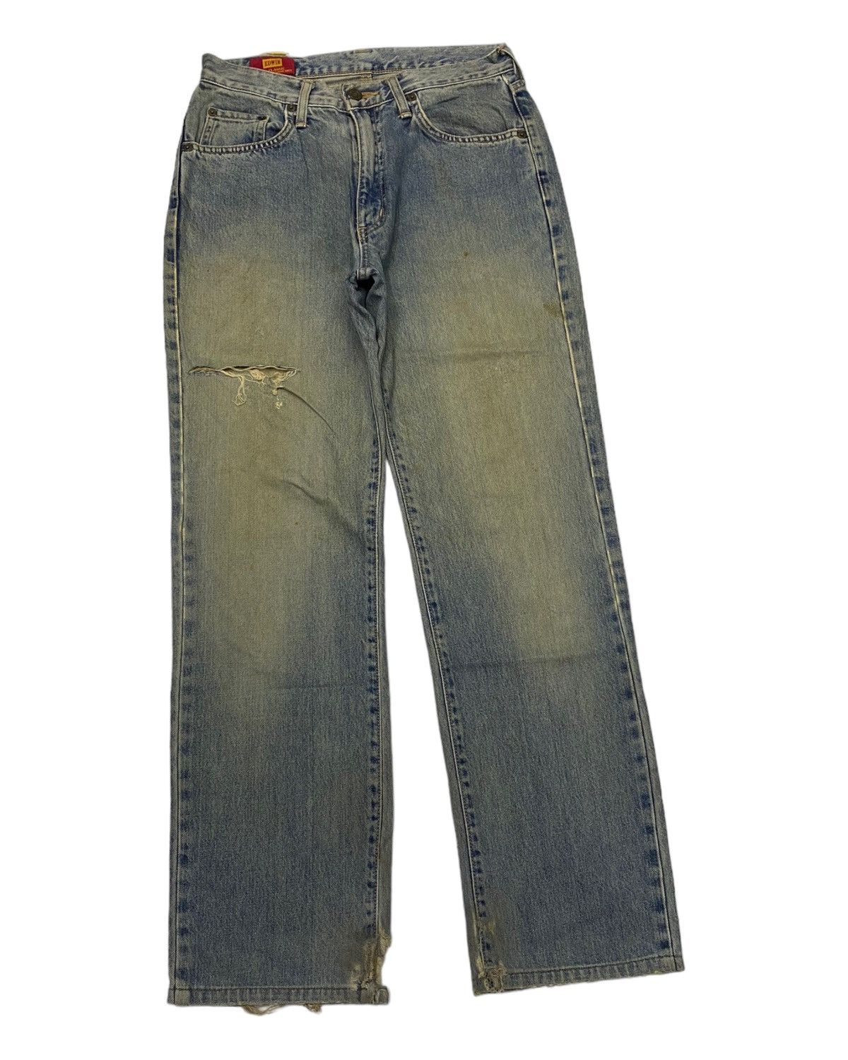 Edwin × Hysteric Glamour × If Six Was Nine RUSTY DISTRESSED DENIM EDWIN US VINTAGE DENIM JEANS Size US 29 - 3 Thumbnail