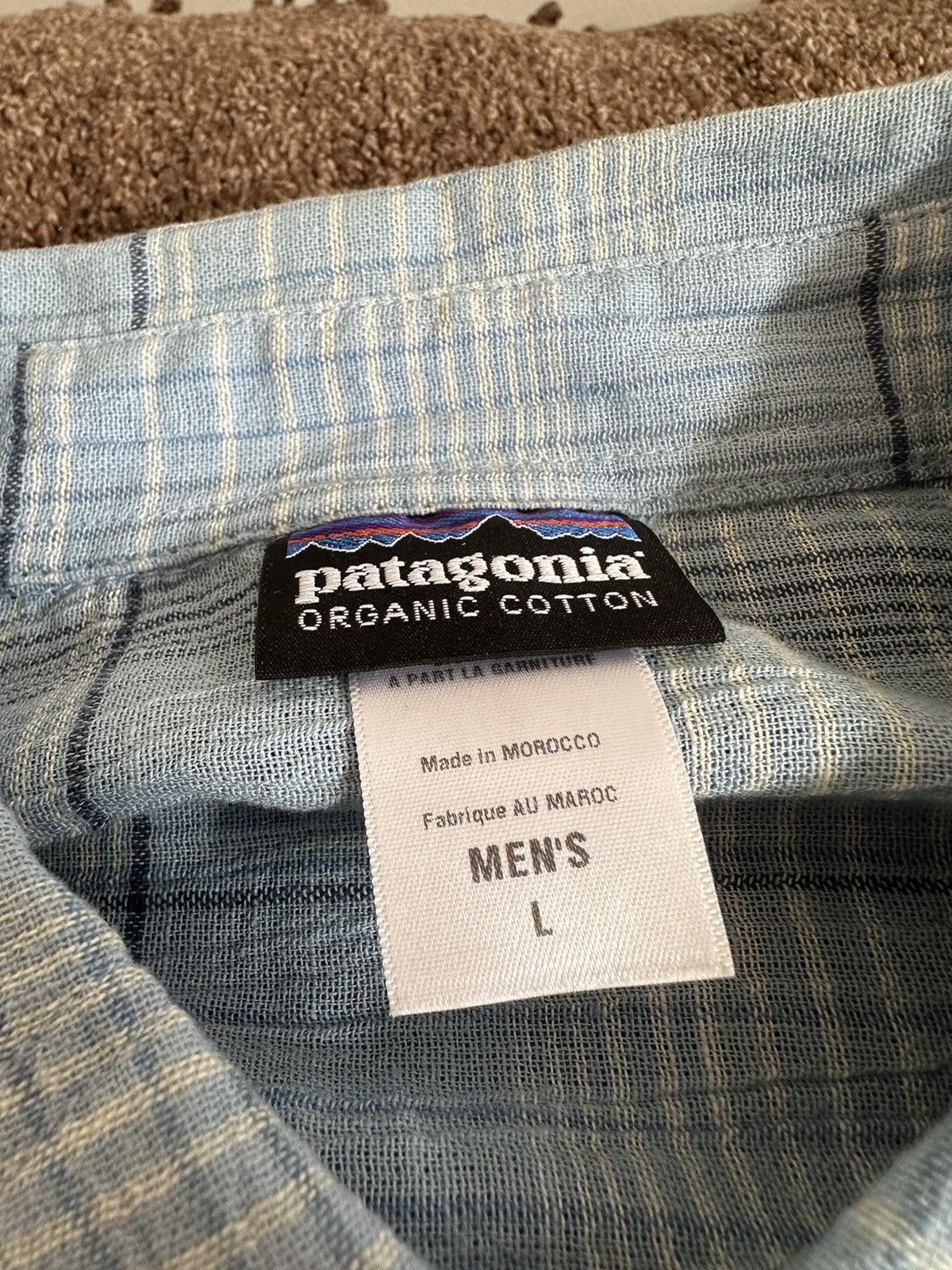 Patagonia × Vintage Y2K Vintage Patagonia Short Sleeve Button Up Size US L / EU 52-54 / 3 - 3 Thumbnail