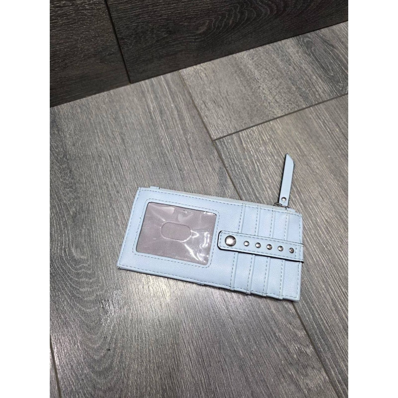 & Other Stories INC Hazell Card Case Sky-Blue ID-Pocket top-Zip B000613 Size ONE SIZE - 1 Thumbnail