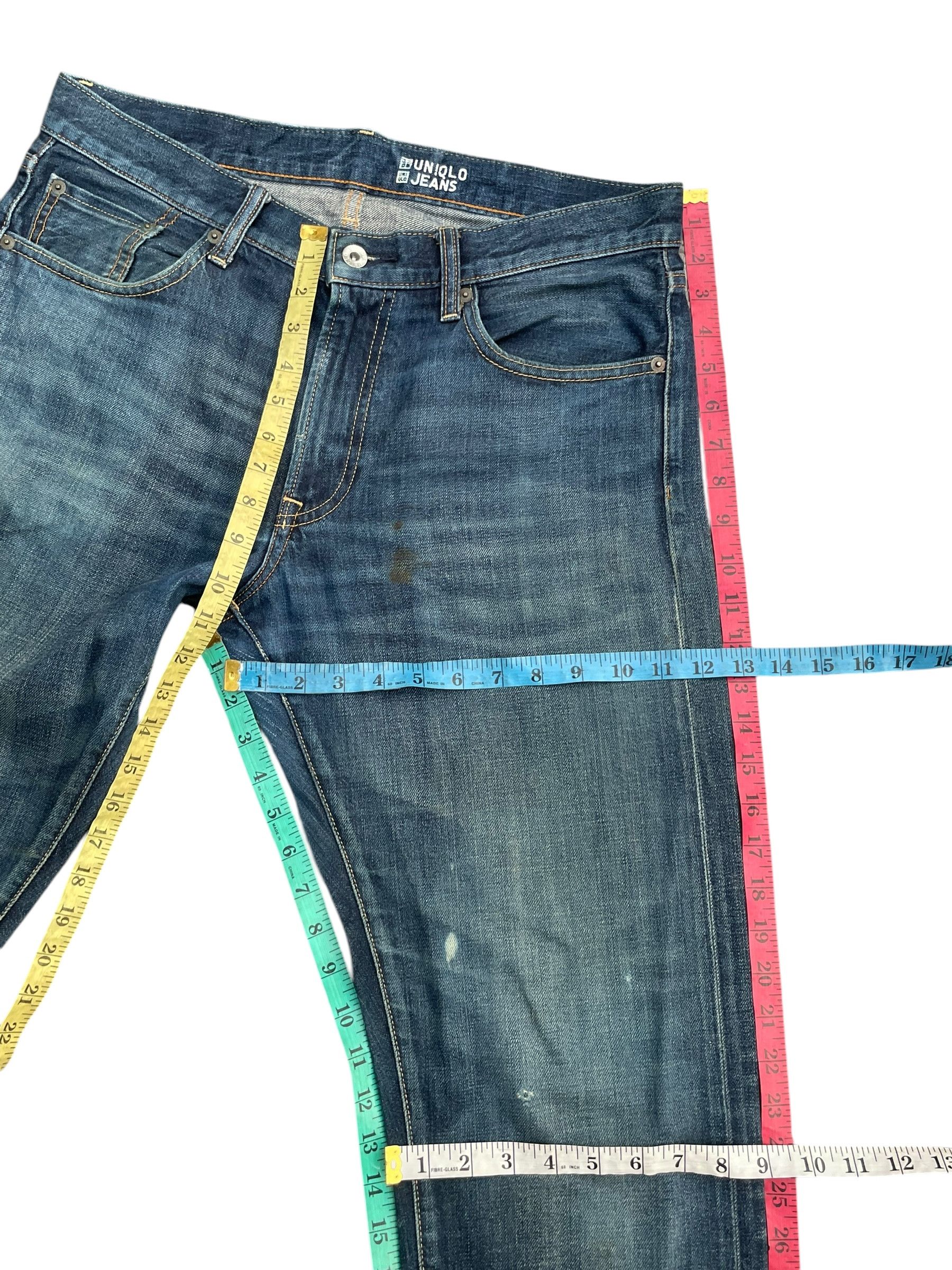Japanese Brand Uniqlo Redline Selvedge Denim Size US 35 - 13 Thumbnail