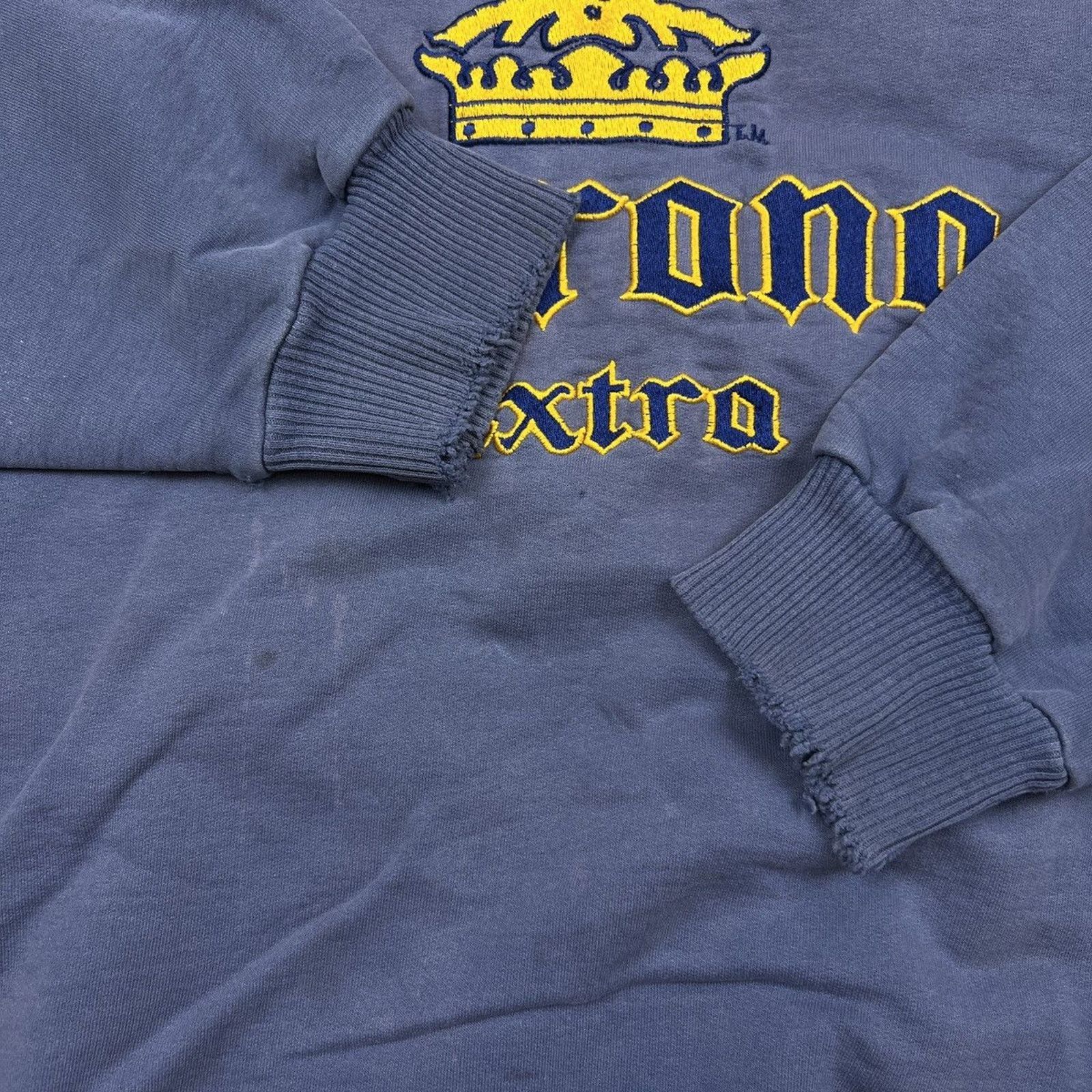Vintage Vintage 90s Corona Extra Beer Sweatshirt Distressed Pullover Size US XL / EU 56 / 4 - 3 Thumbnail