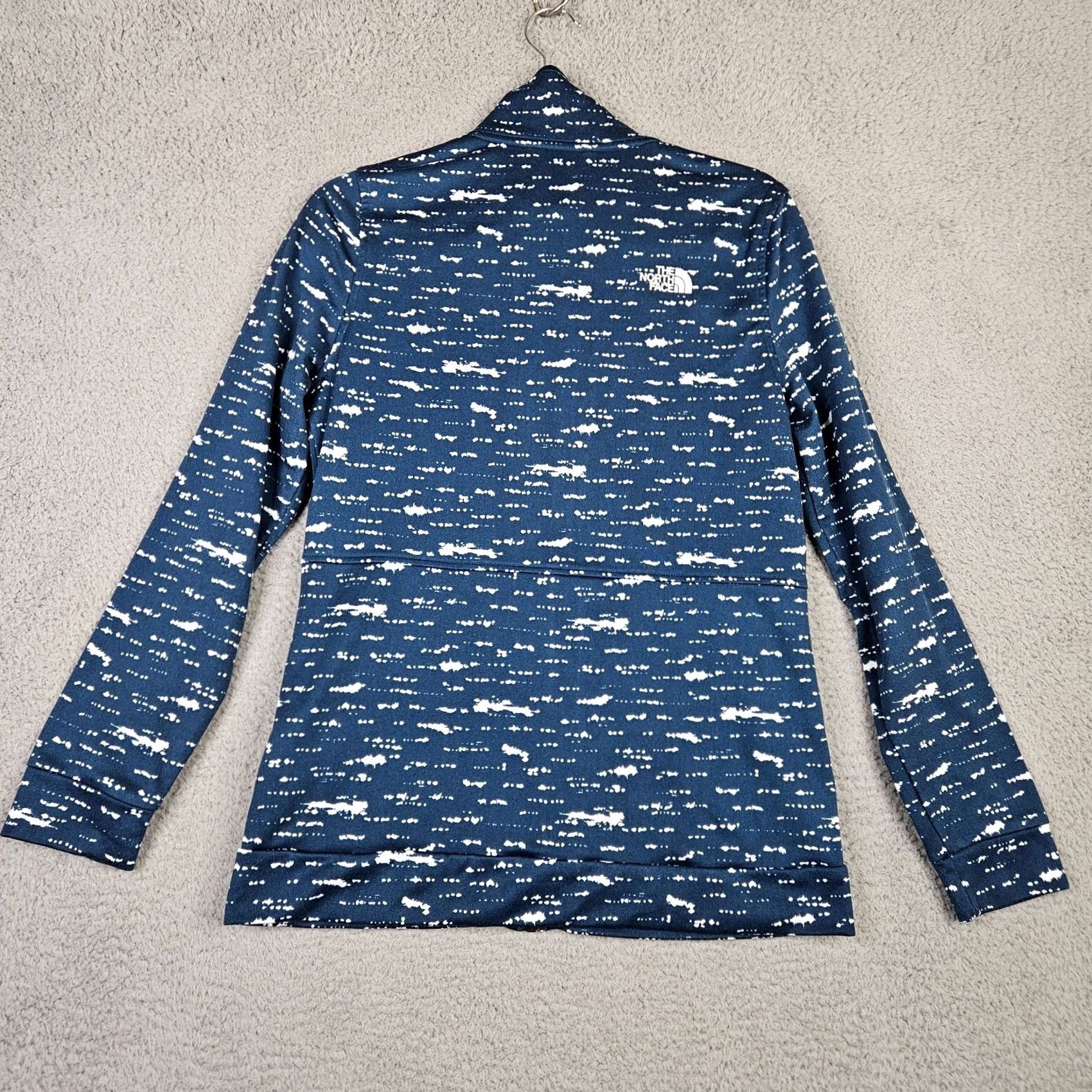 The North Face The North Face Jacket Teens M Full Zip Blue Speckled Steel Size M / US 6-8 / IT 42-44 - 2 Thumbnail