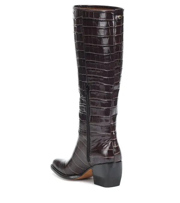 Chloe o1y0825 Leather Boots in Brown Size US 5 / IT 35 - 2 Thumbnail