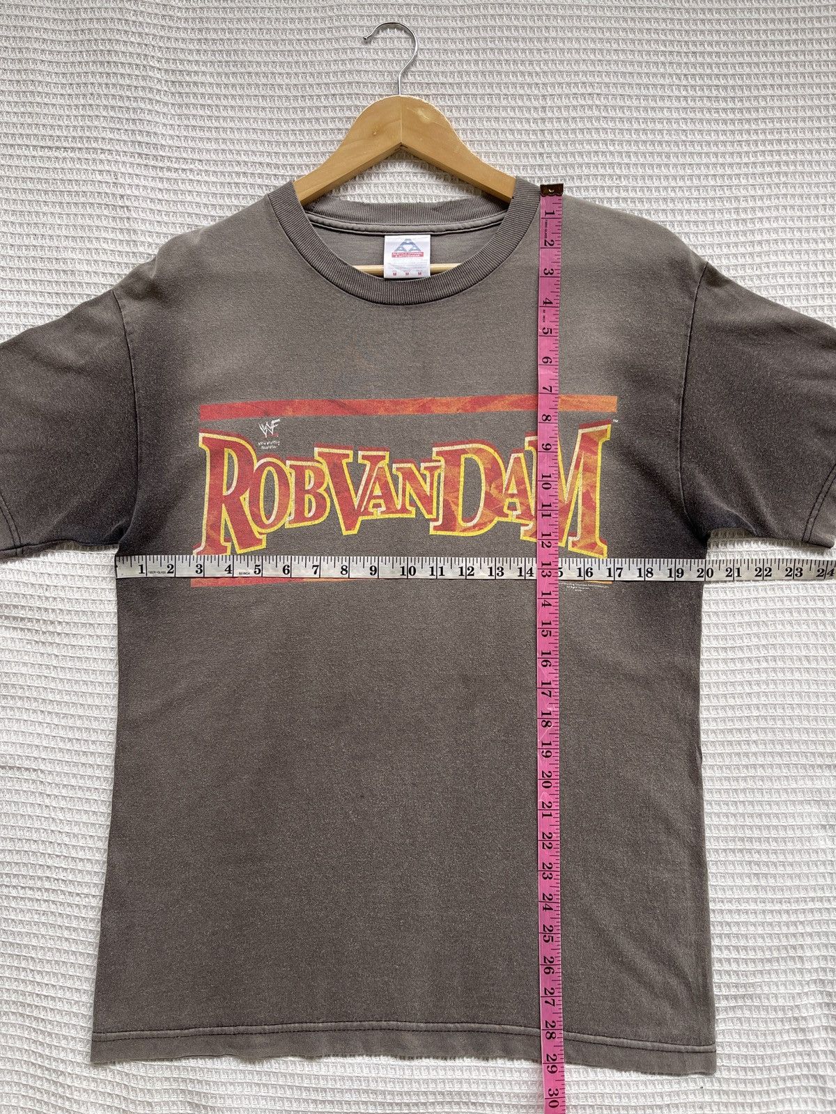 Vintage SUN FADED🔥Rare🔥Vintage WWF Rob Van Dam T Shirt Size US M / EU 48-50 / 2 - 18 Thumbnail