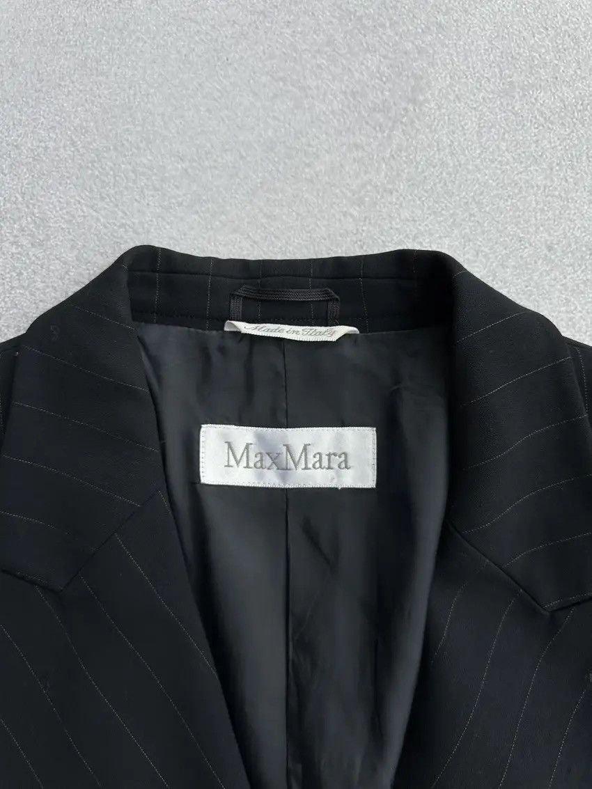 Max Mara × Vintage Vintage Max Mara One Button Virgine Wool Woman Blazer Size L / US 10 / IT 46 - 5 Thumbnail