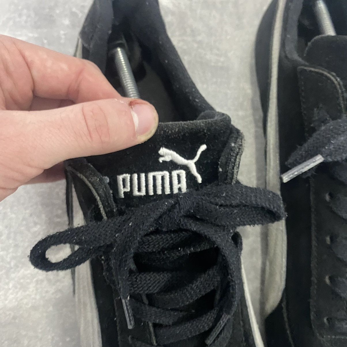 Puma Vintage Puma Speedcat SuedeBlack Sneakers Y2K Size US 12 / EU 45 - 4 Thumbnail