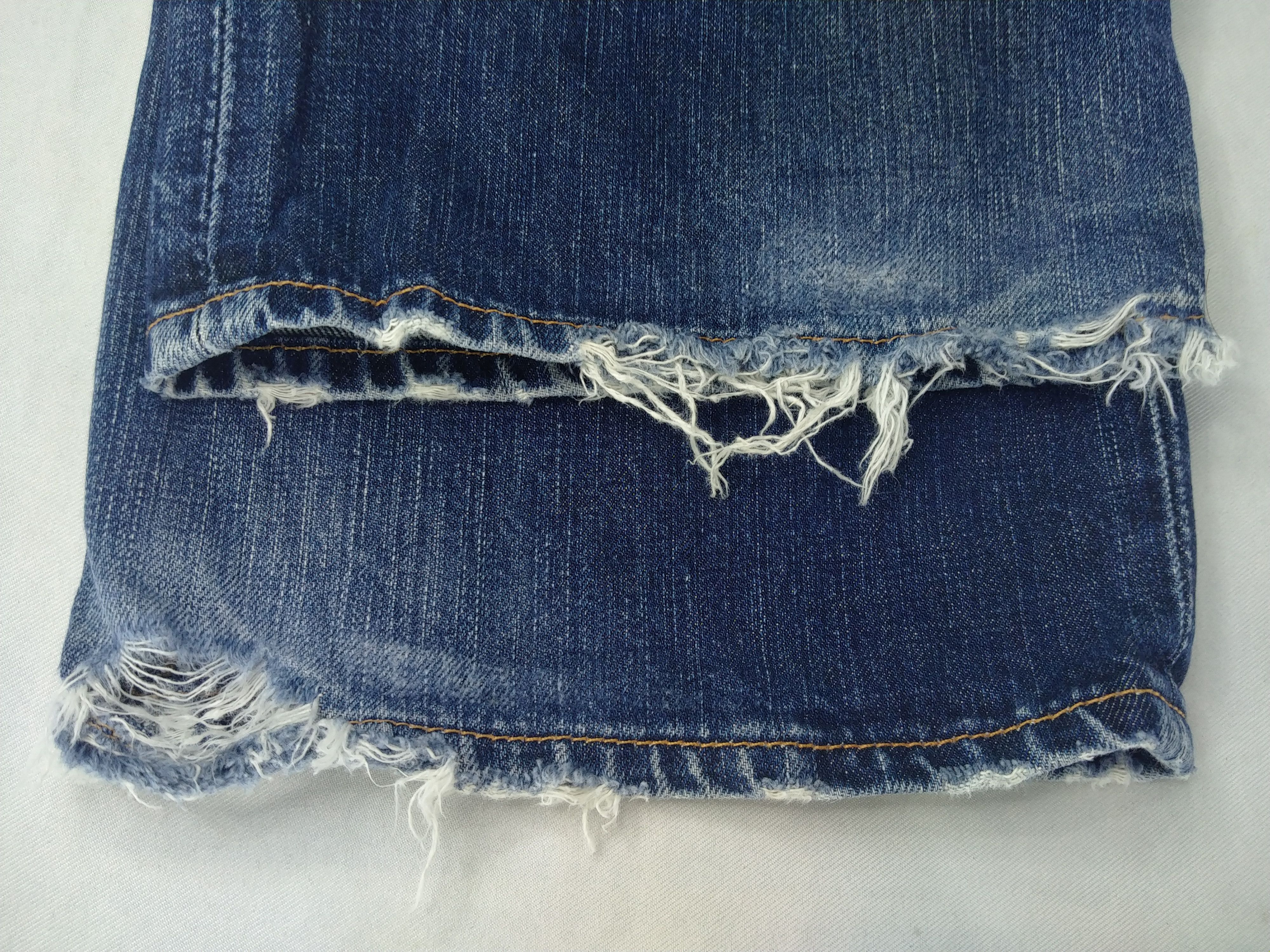 Levi's Blue Vintage Levi's 502 Distressed Denim 38x32 -JN828 Size US 38 / EU 54 - 12 Thumbnail