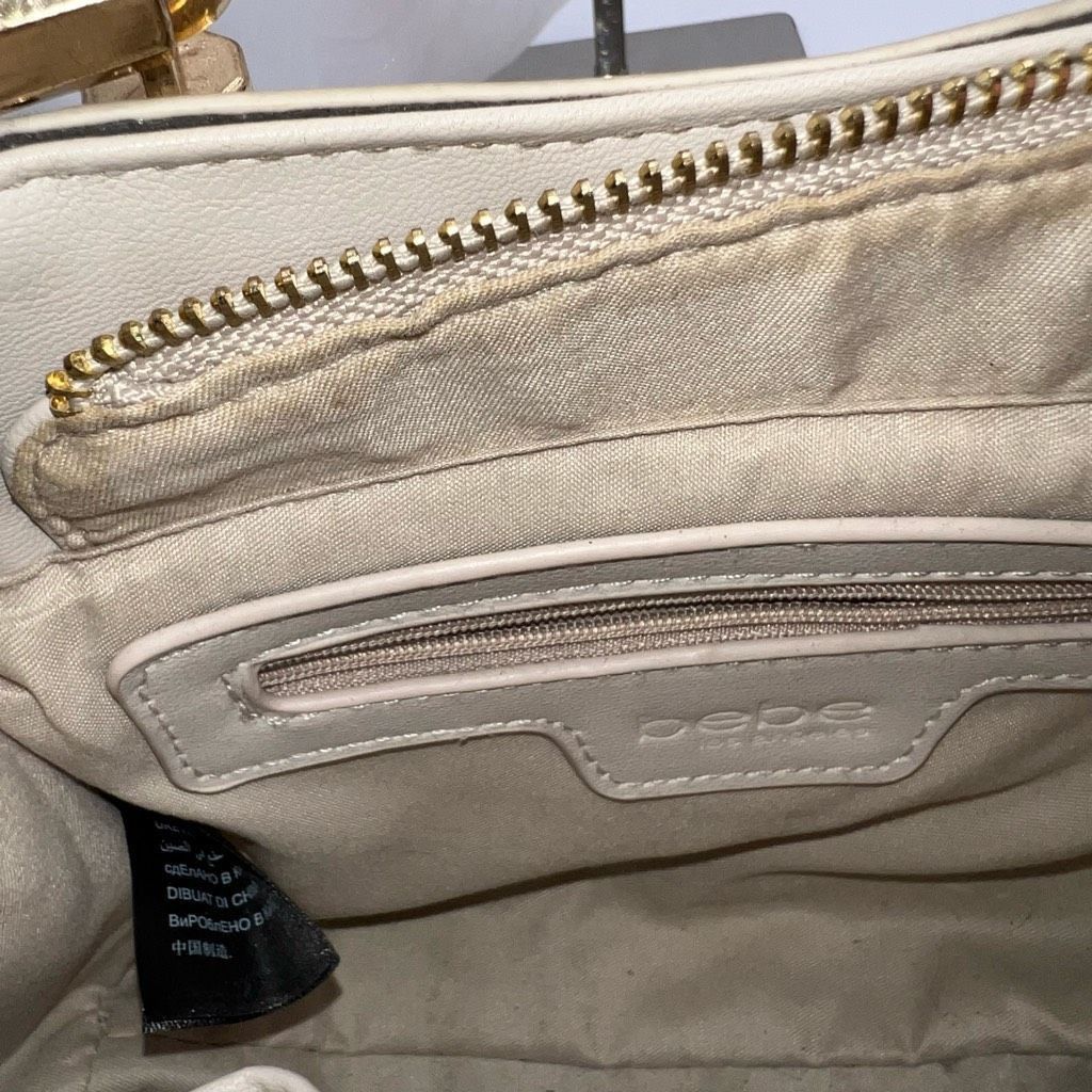 Bebe Bebe Stud Micro Shopper with Unbranded Gold Chain Crossbody Size ONE SIZE - 12 Thumbnail