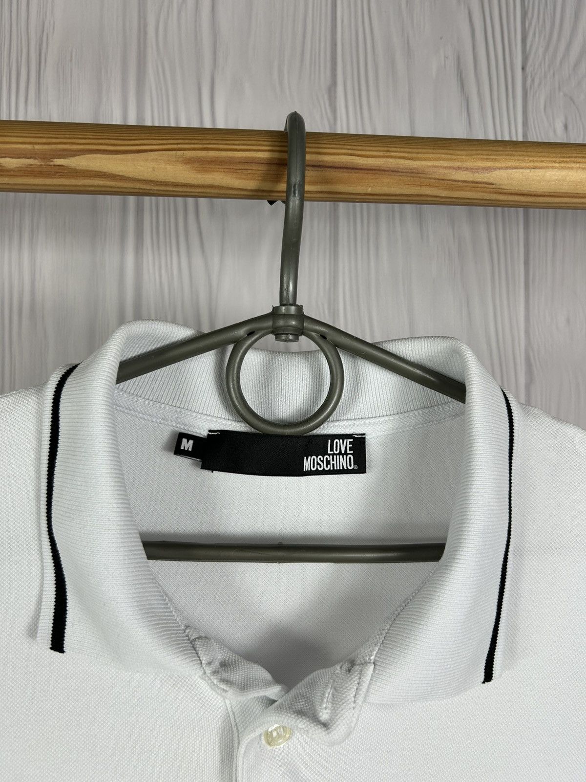 Moschino Love Moschino World Peace Polo Shirt Size M Size US M / EU 48-50 / 2 - 5 Thumbnail