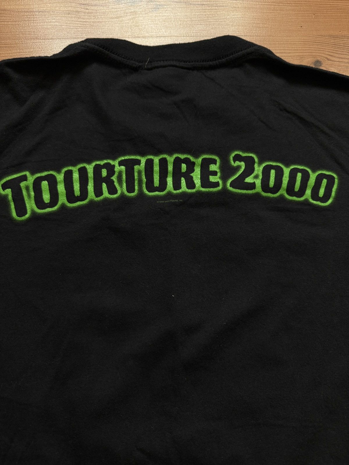 Band Tees Vintage Alice Cooper Tourture 2000 Tour Big Face T-Shirt Size US XL / EU 56 / 4 - 4 Thumbnail