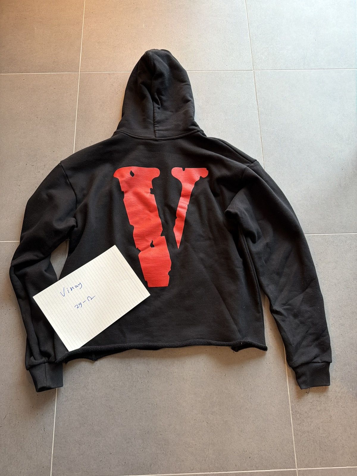Vlone Vlone OG Staple Black & Red Hoodie Size US M / EU 48-50 / 2 - 2 Thumbnail