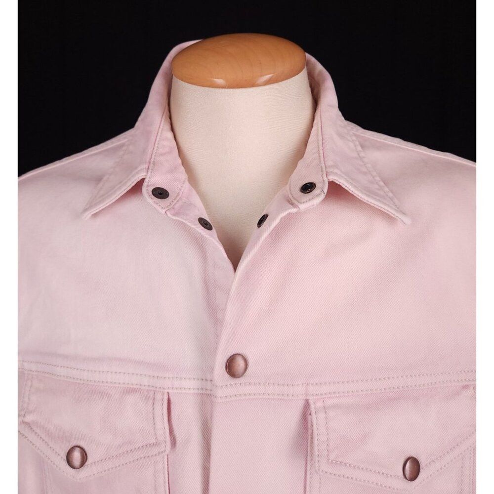 Acne Studios Acne Studios Panelled Denim Overshirt XS Mens Jacket Pink Size US XS / EU 42 / 0 - 5 Thumbnail