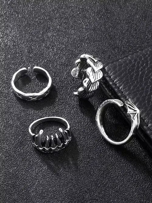 Jewelry × Vintage Retro Ring Collection Size ONE SIZE - 4 Thumbnail