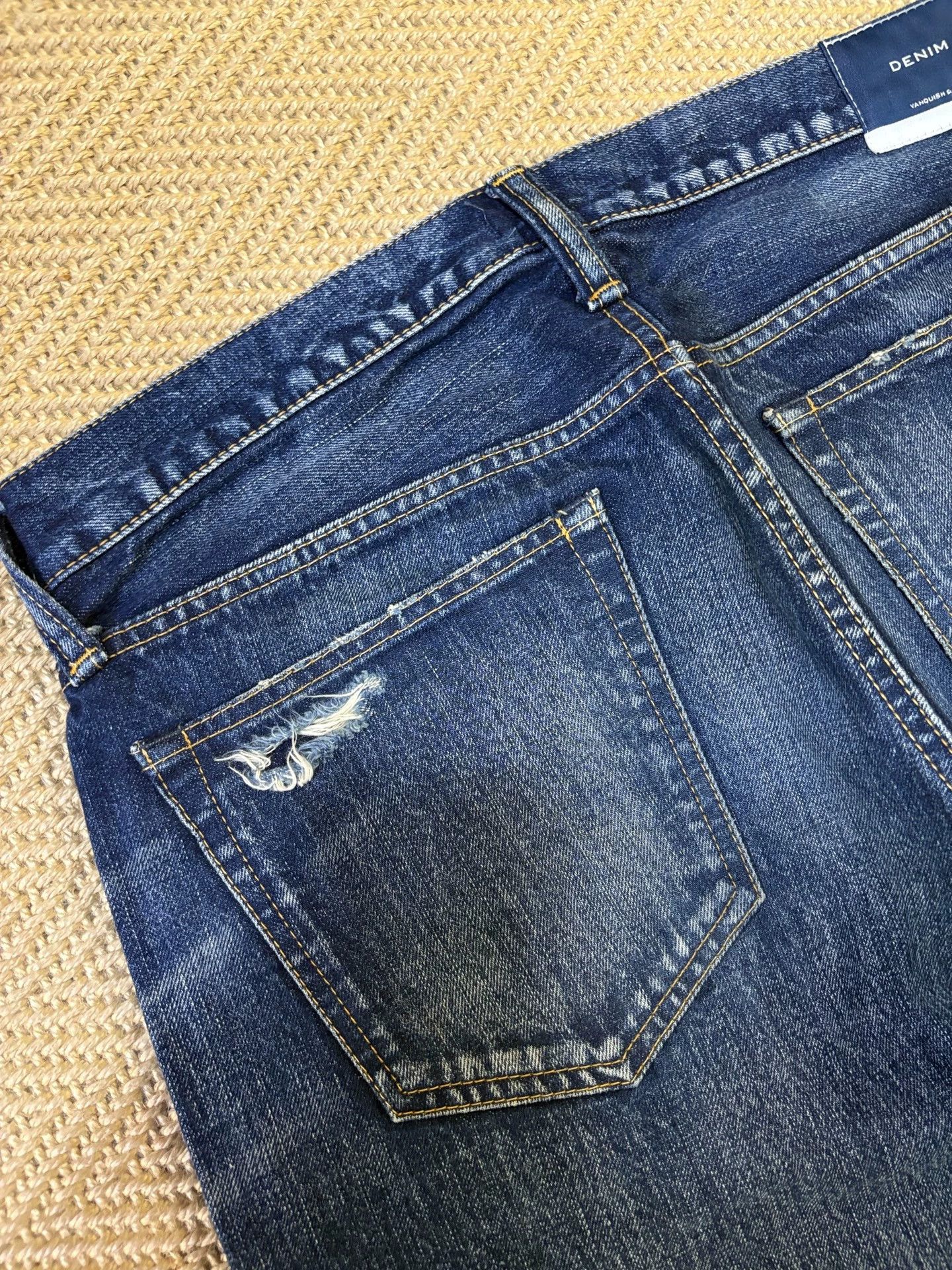 Vanquish VANQUISH & FRAGMENT King Lightning Cut Washed 9Denim W34 Size US 34 / EU 50 - 5 Thumbnail