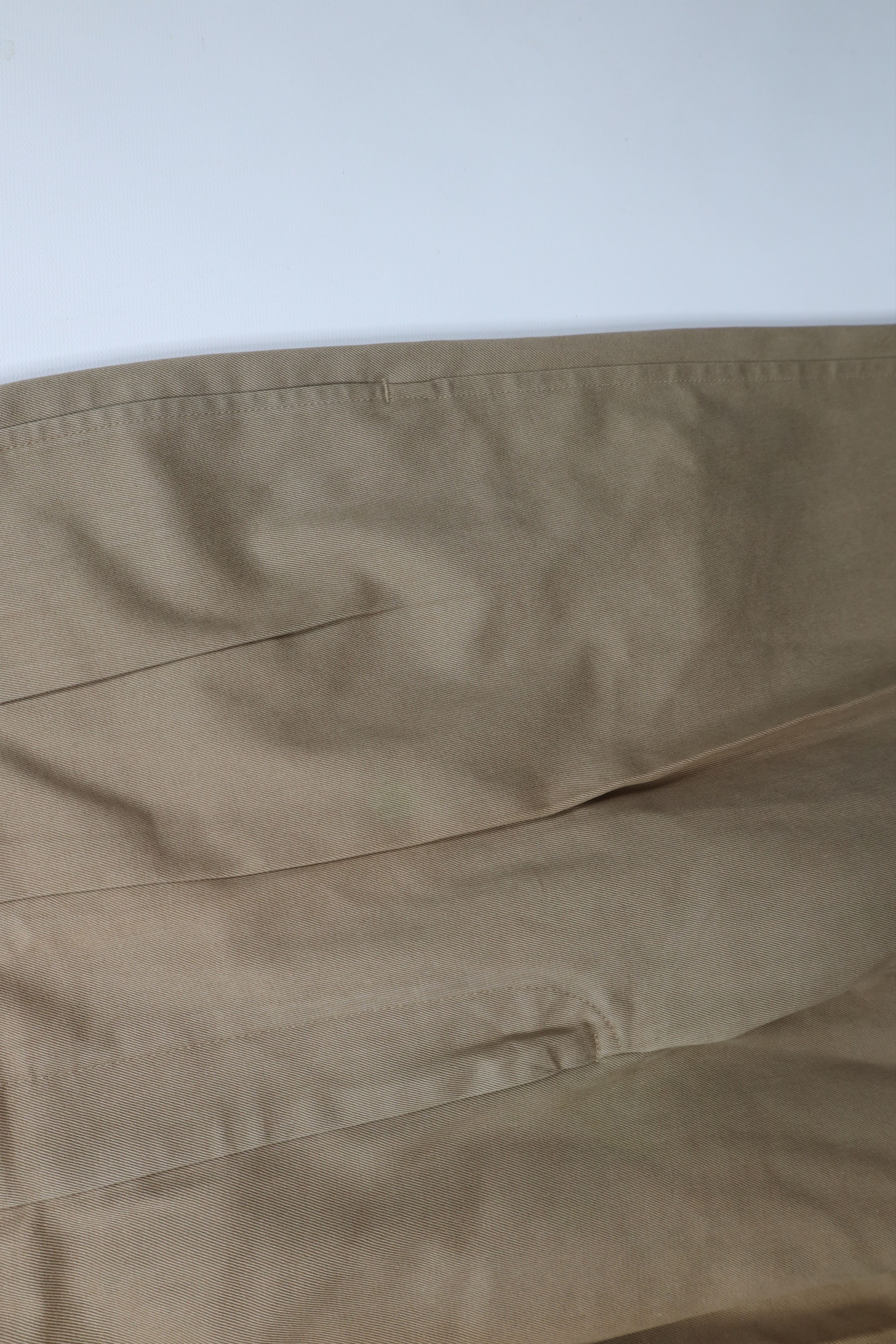 Lands' End Vintage 70s Lands End Pleated Wide Leg Chino Pants Beige USA Size US 36 / EU 52 - 8 Thumbnail
