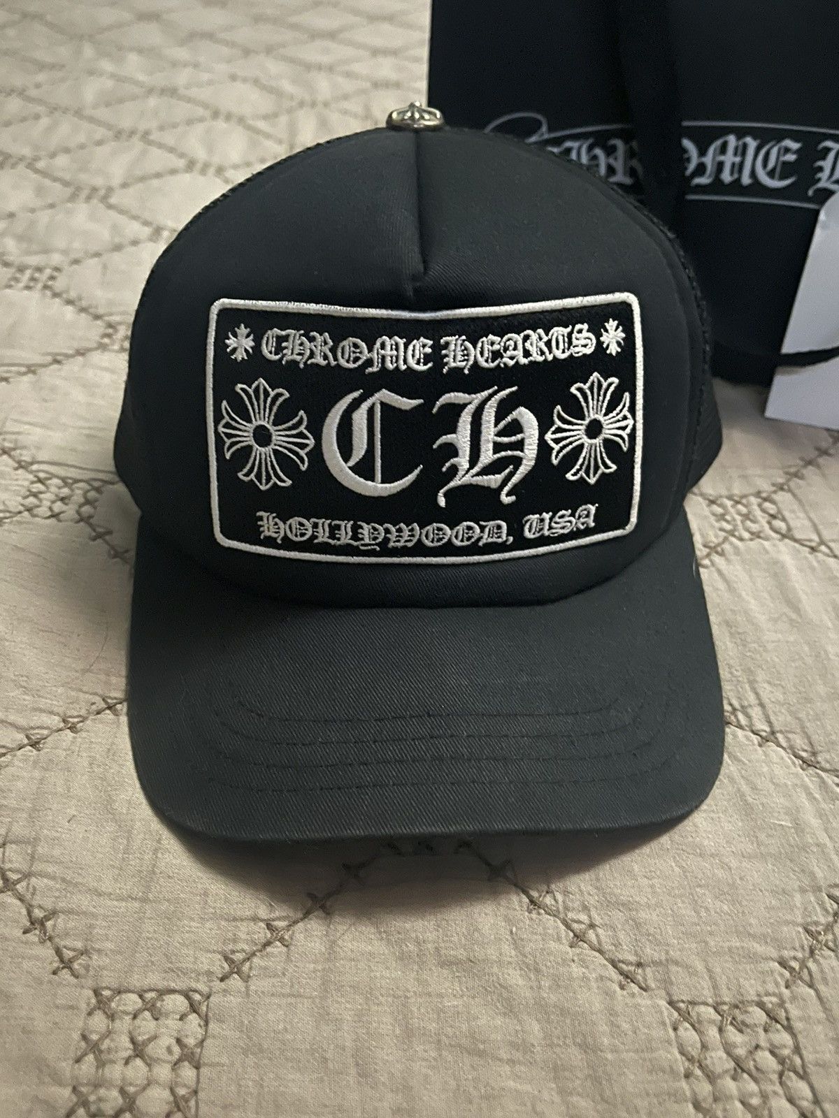 Chrome Hearts Chrome Heart CH Hollywood Trucker Size ONE SIZE - 2 Thumbnail
