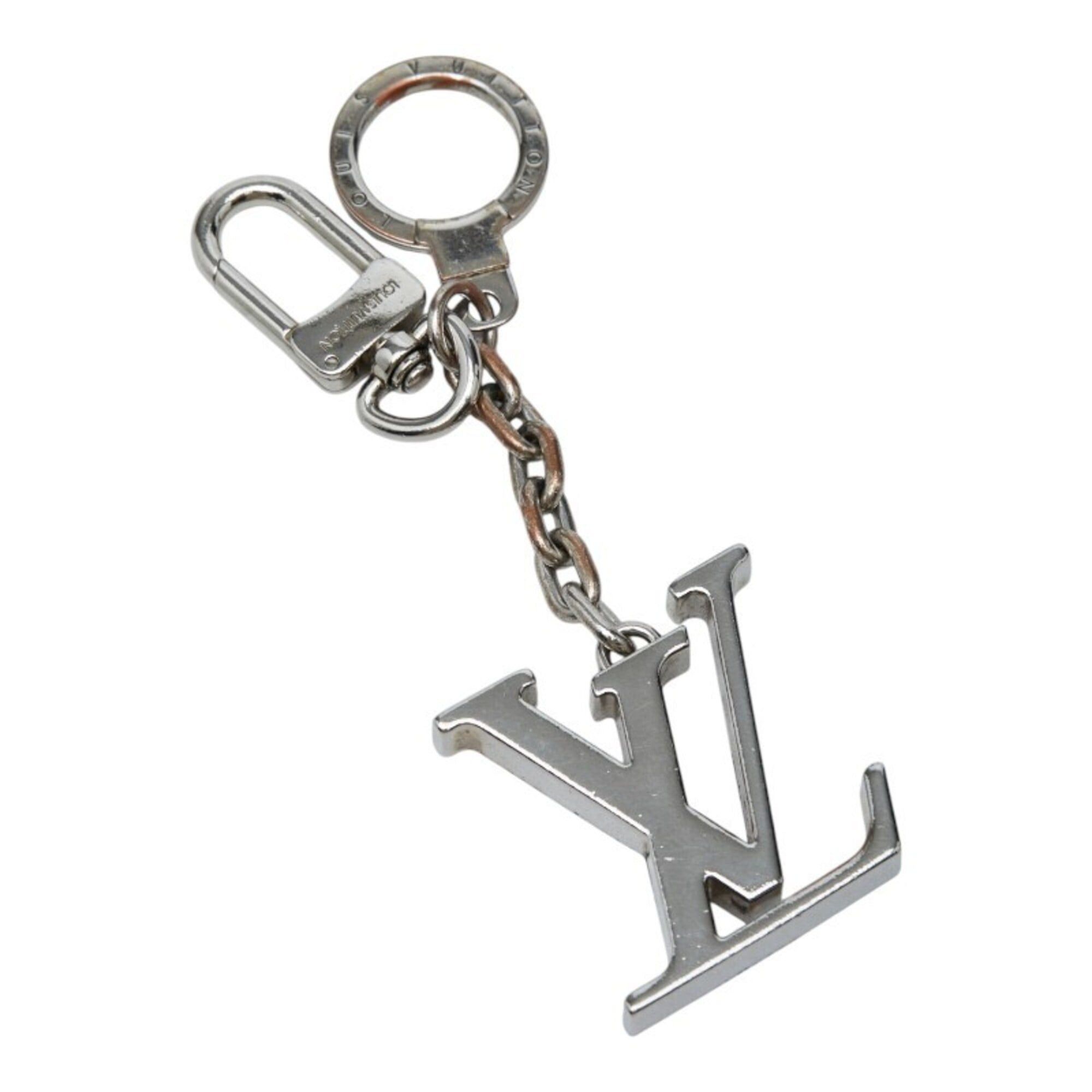 Louis Vuitton Louis Vuitton Porte Clés Initials LV Logo Keyring Keychain Accessory Bag Charm M65071 Silver Metal Women's LOUIS VUITTON Size ONE SIZE - 1 Thumbnail