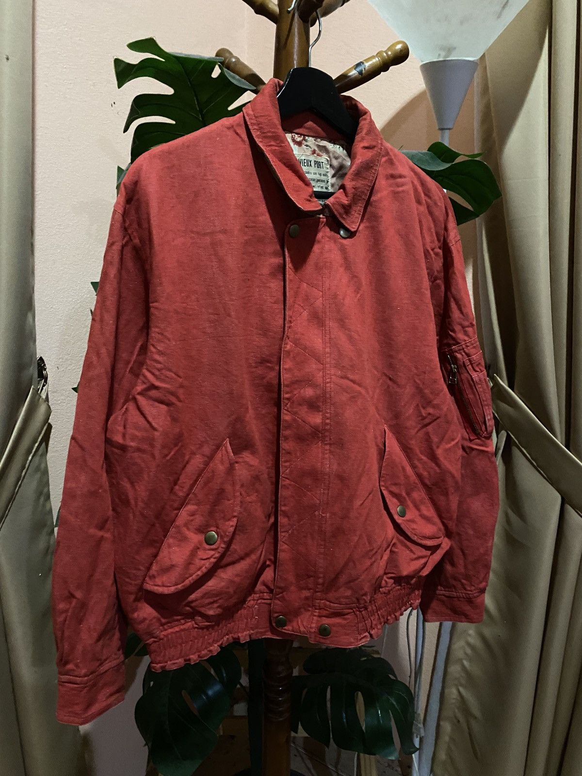 Japanese Brand Vintage Vieux Port Reversible Floral Jacket Japan Made Size US L / EU 52-54 / 3 - 7 Thumbnail