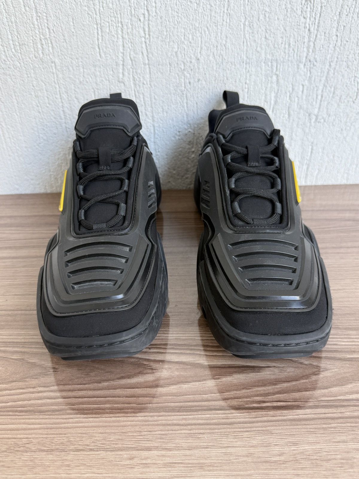 Prada 😤🔥 techno stretch fabric sneakers Size US 10 / EU 43 - 6 Thumbnail