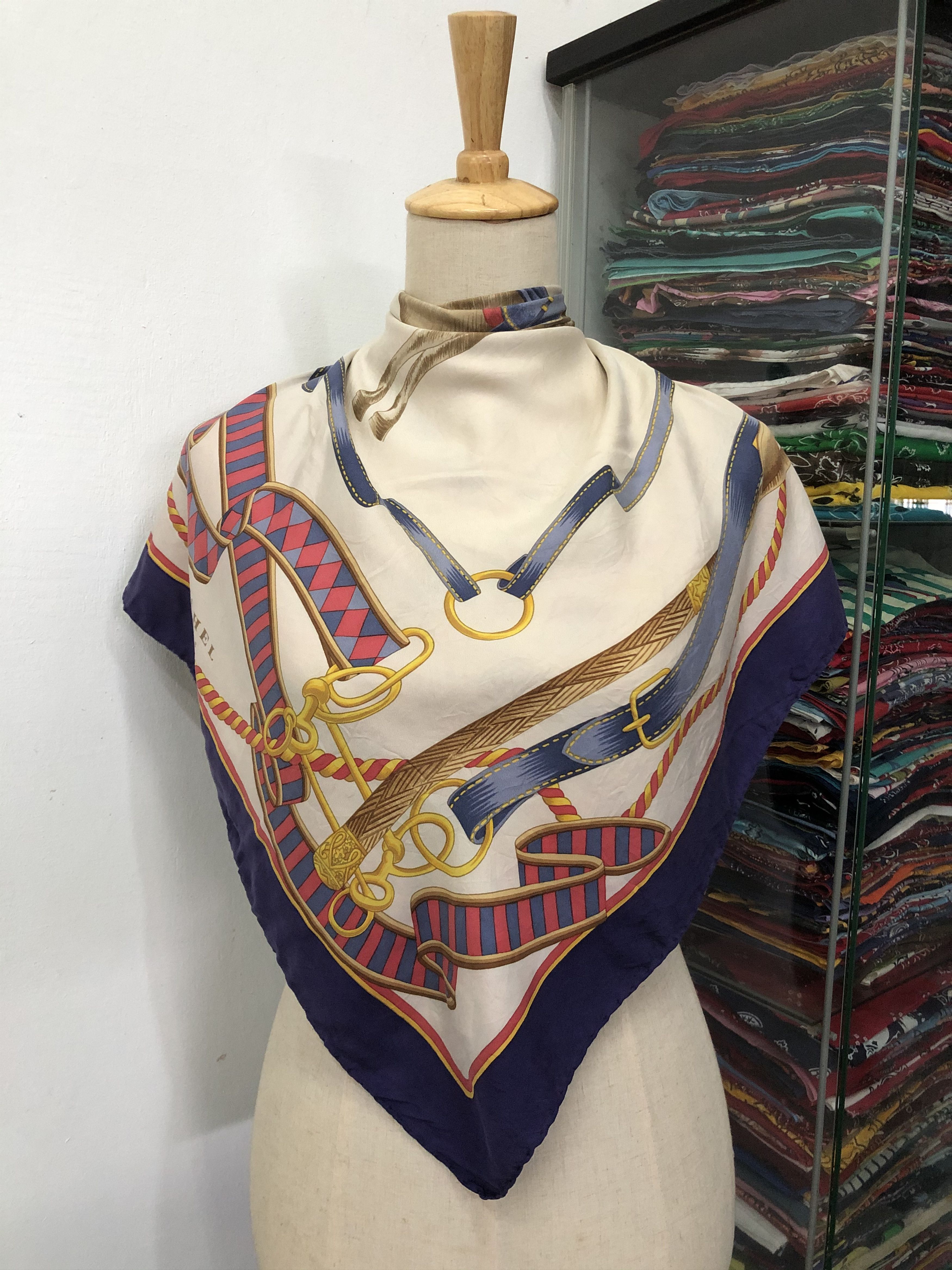 Vintage Vintage Richel Paris Silk Scarf Size ONE SIZE - 1 Thumbnail