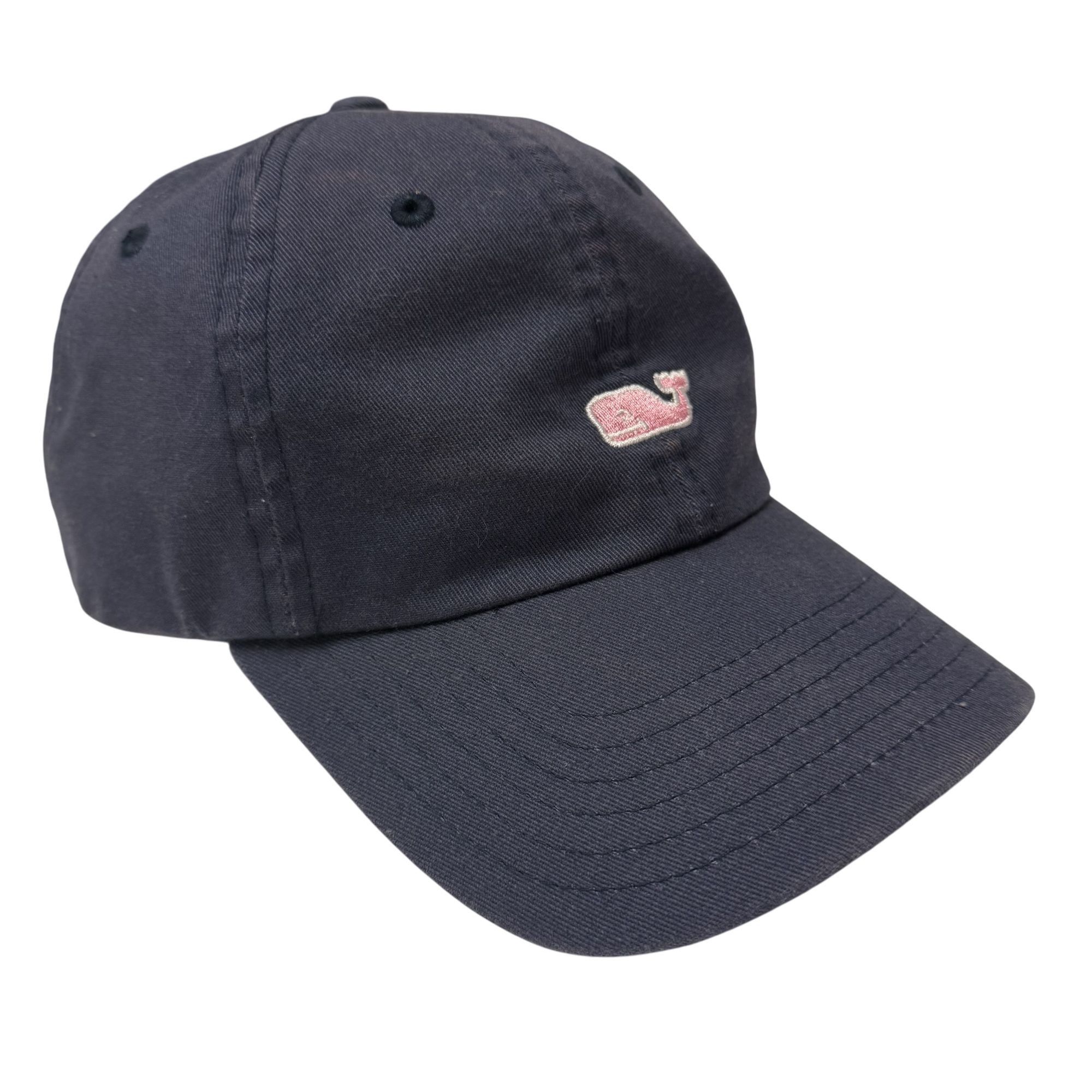 Vineyard Vines Vtg Vineyard Vines Hat Embroidered Pink Whale LOGO Cap Size ONE SIZE - 4 Thumbnail