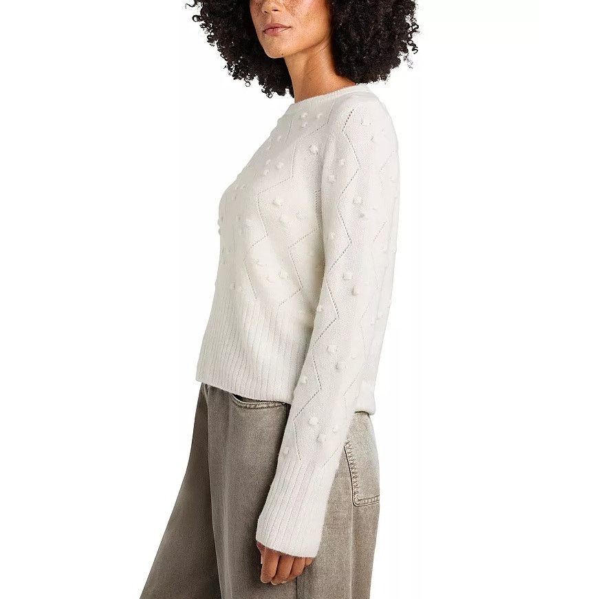 Splendid Splendid Women Pale Oak Julia Diamond Classic Sweater Size L Size L / US 10 / IT 46 - 4 Thumbnail